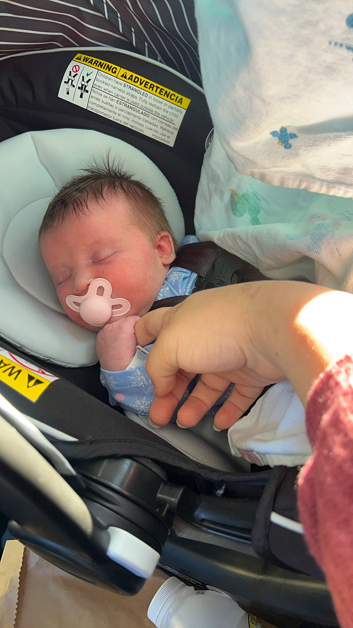 Olive joined the competition — help win amazing prizes! auto_part, automotive_design, baby, baby_carriage, baby_in_car_seat, baby_products, baby_safety, baby_sleeping, baby_toddler_clothing, car_seat, child, comfort, finger, motor_vehicle, nail, person, service, skin, thumb, toddler