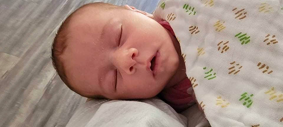 River joined the competition — help win amazing prizes! baby, baby_sleeping, baby_toddler_clothing, bedtime, cheek, child, chin, comfort, ear, eyebrow, eyelash, finger, iris, linens, lip, nap, nose, person, skin, sleep