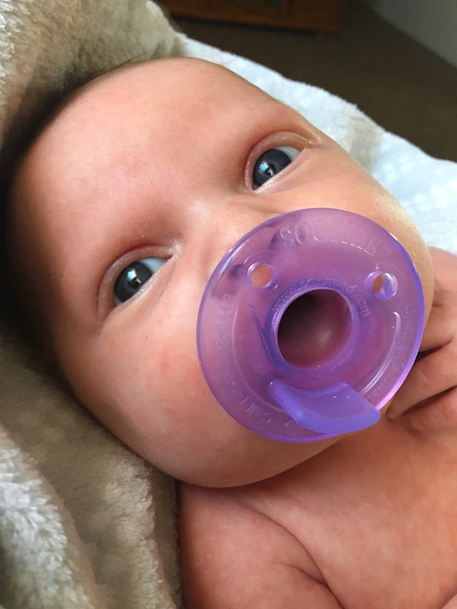 Arabella joined the competition — help win amazing prizes! baby, child, eye, iris, mouth, nose, person, skin