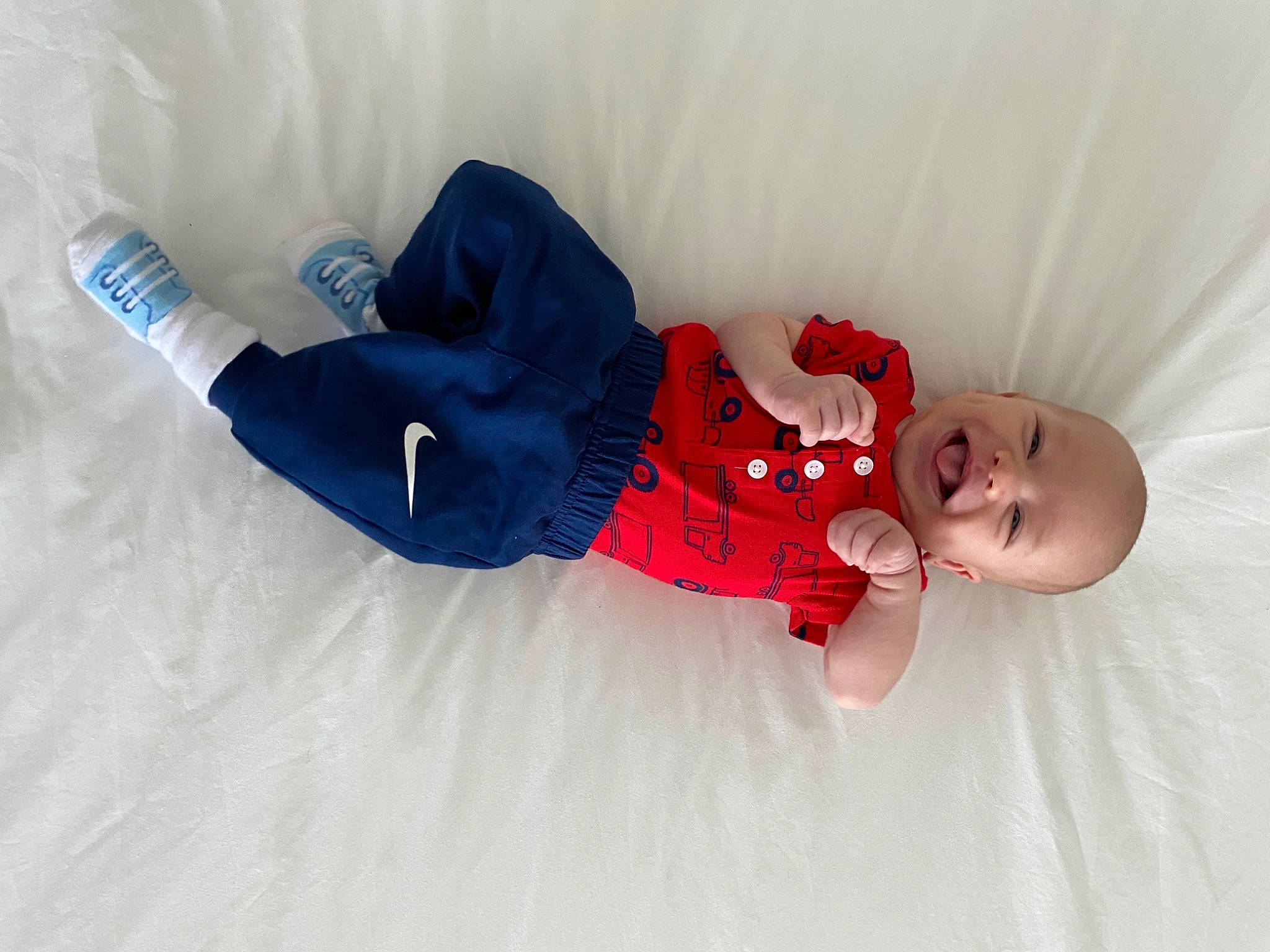 Franklin joined the competition — help win amazing prizes! arm, baby, baby_toddler_clothing, child, clothing, comfort, electric_blue, finger, flooring, fun, hand, happy, human_body, human_leg, knee, leg, linens, person, sleeve, thigh