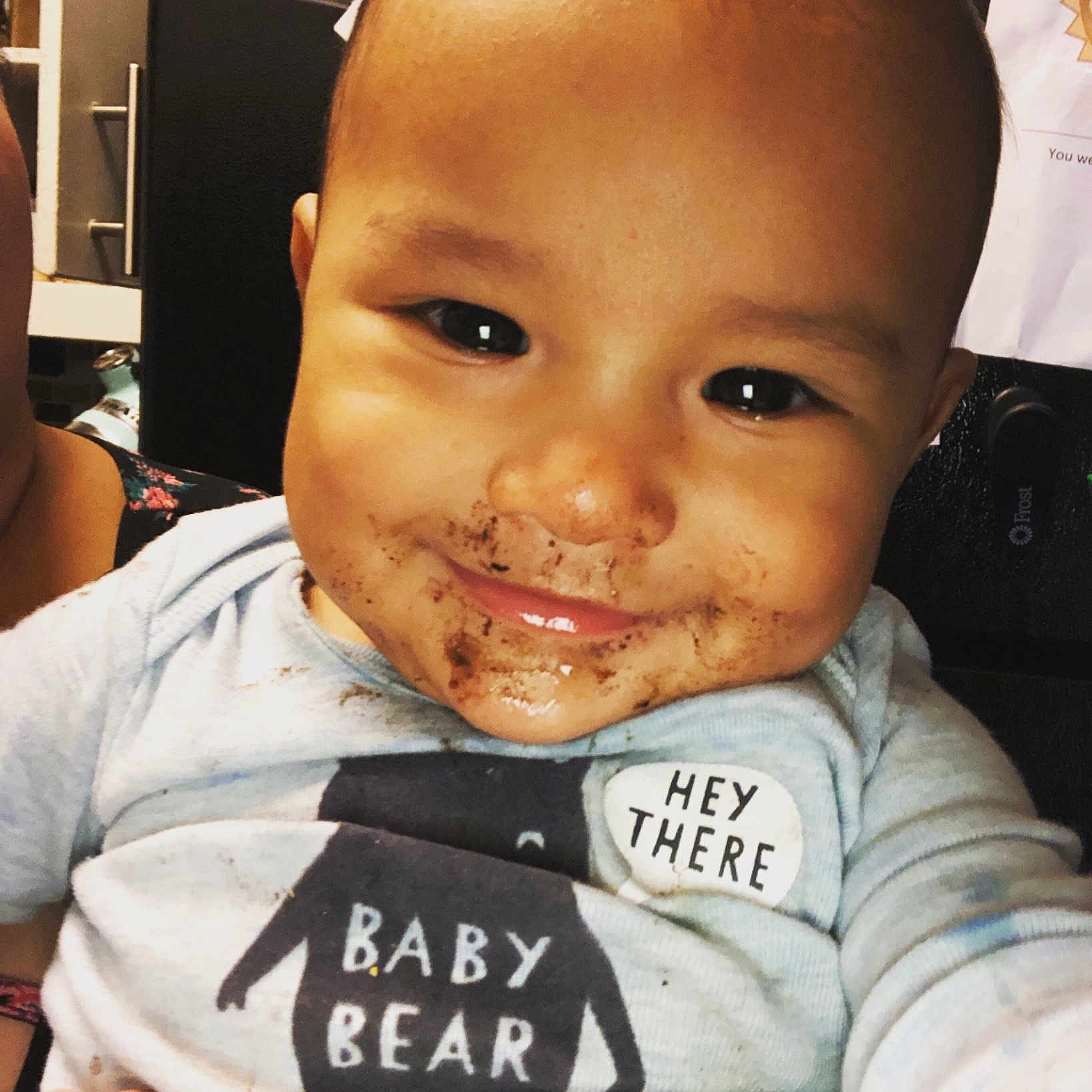 Osias is registered to the contest to win money with this photo: cheek, child, chin, cool, ear, eyebrow, face, forehead, head, infant, joy, lip, nose, person, product, skin, smile, toddler