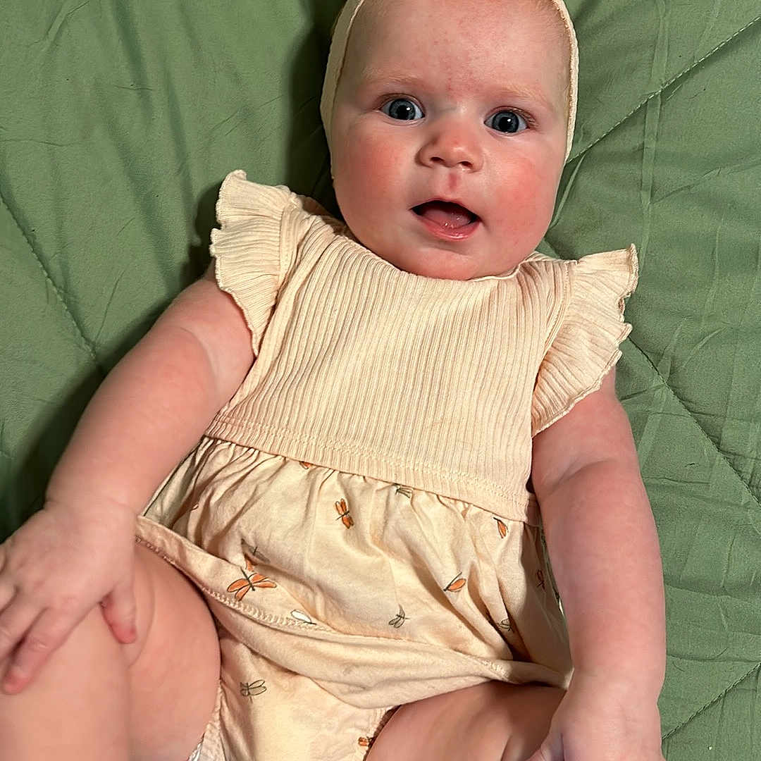 Arabella joined the competition — help win amazing prizes! baby, bodypart, clothing, couch, cushion, face, finger, flower, furniture, hand, hat, head, homedecor, newborn, person, photography, plant, portrait, rose, sitting