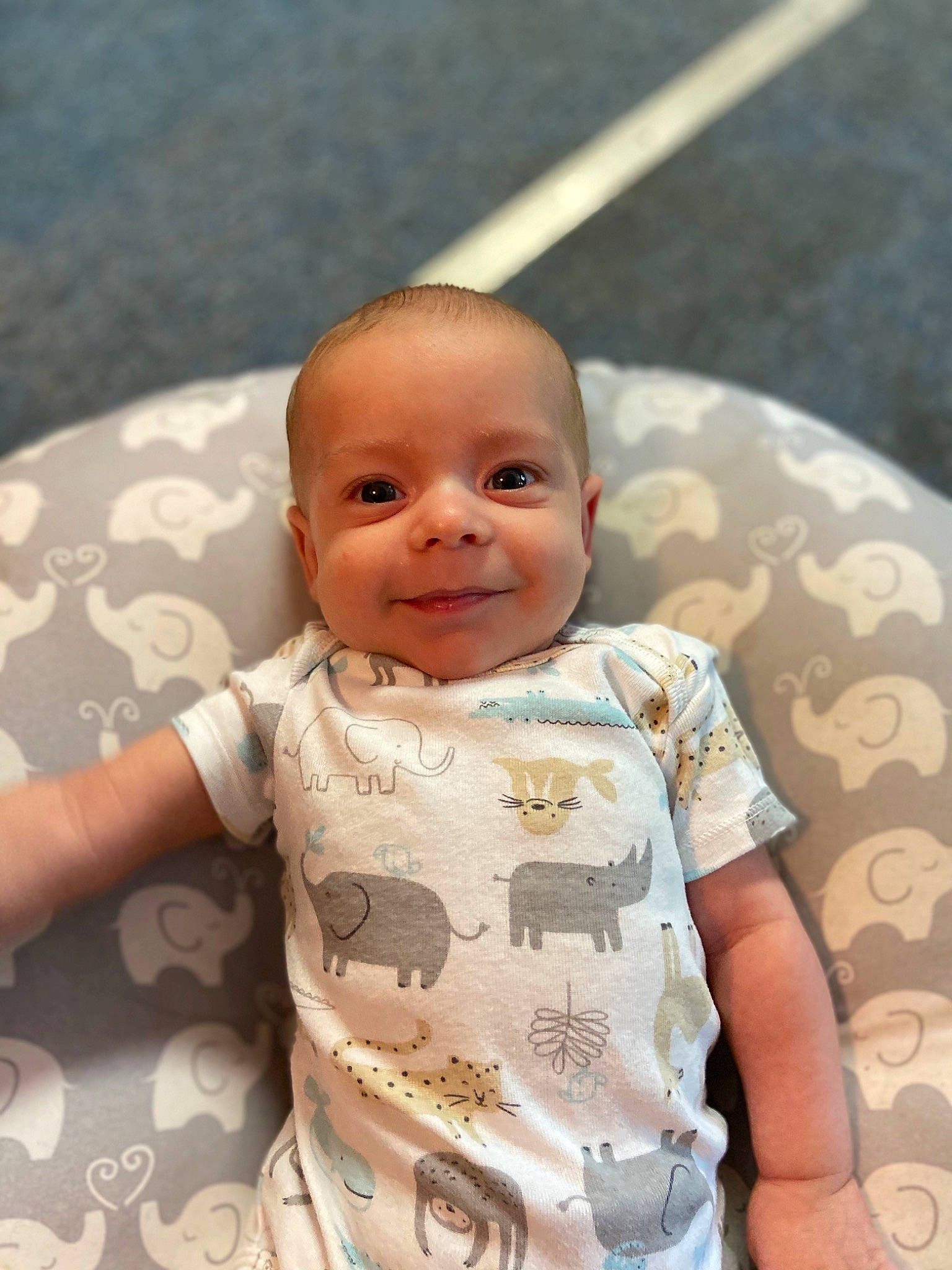 Coen is registered to the contest to win money with this photo: baby, baby_toddler_clothing, cheek, child, face, head, joy, person, product, skin, smile, toddler