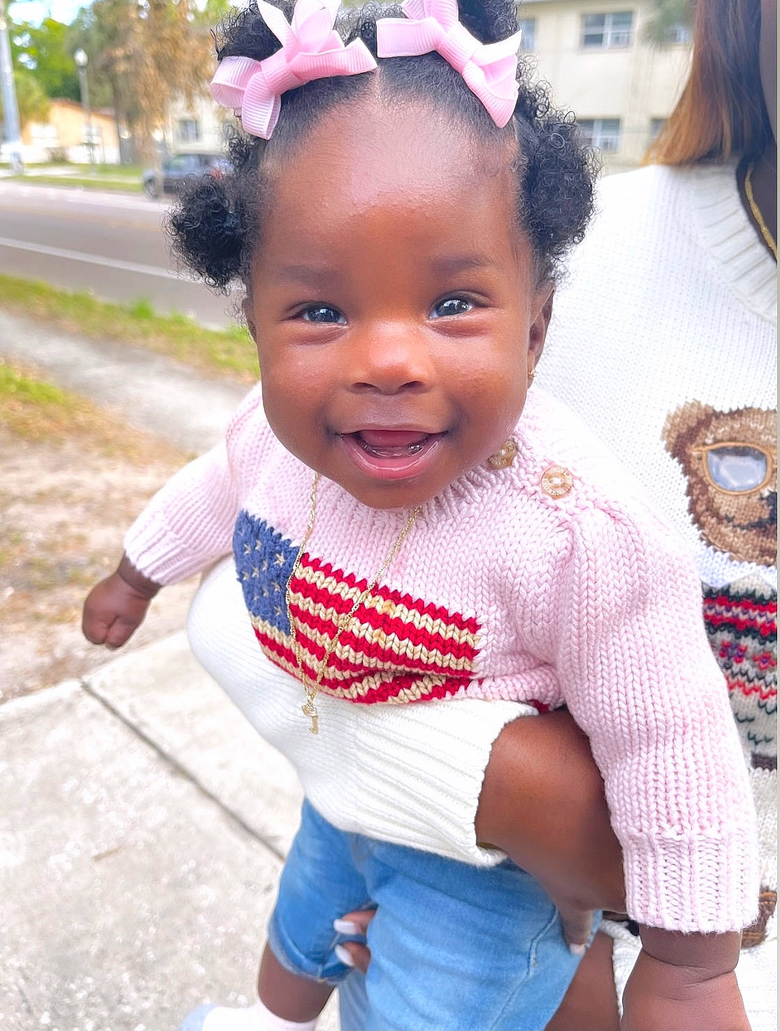 Jordyn is registered to the contest to win money with this photo: baby_toddler_clothing, cheek, chin, cool, eye, eyelash, facial_expression, hair, hairstyle, happy, head, iris, joy, lip, organ, person, photograph, pink, skin, sleeve