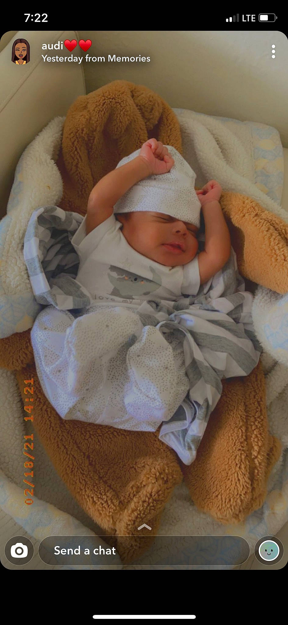Damari is registered to the contest to win money with this photo: baby, baby_products, baby_safety, baby_sleeping, baby_toddler_clothing, bedding, bedtime, beige, cheek, child, comfort, head, headgear, linens, nap, pattern, person, room, skin, textile