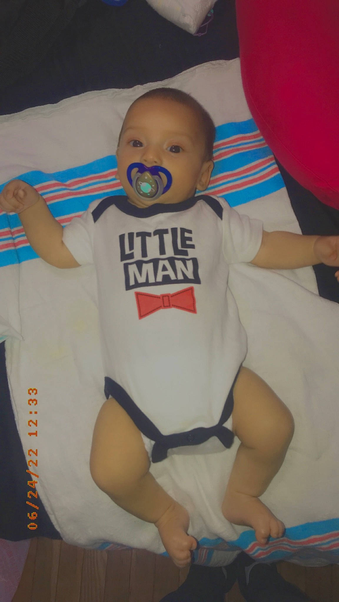 Quique joined the competition — help win amazing prizes! abdomen, baby, baby_toddler_clothing, cheek, chest, comfort, eye, face, finger, head, human_body, mouth, neck, person, skin, smile, stomach, t_shirt, thigh, thumb