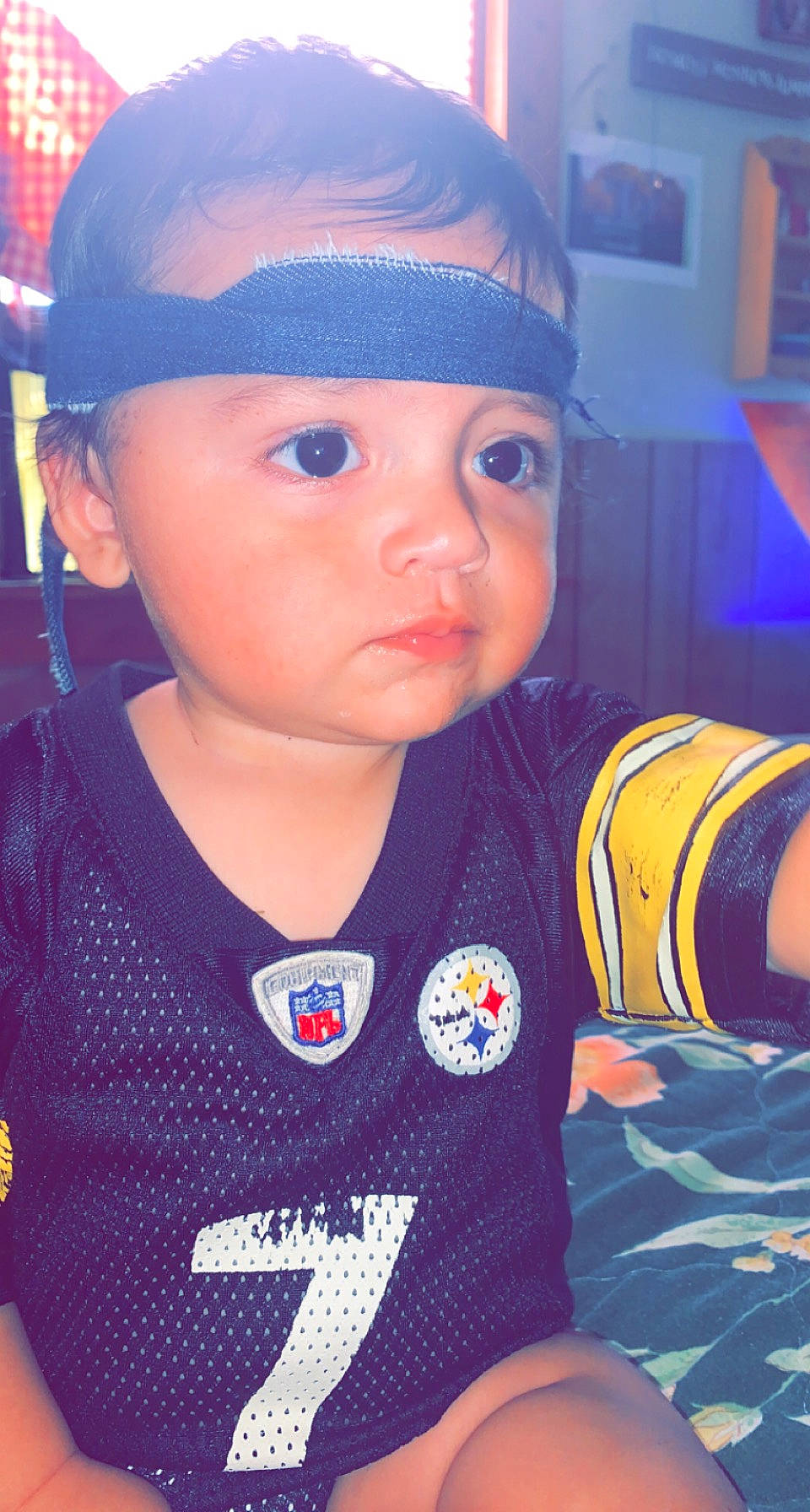 Kaizer is registered to the contest to win money with this photo: baby, baby_toddler_clothing, cap, cheek, chin, cool, eye, eyebrow, finger, forehead, happy, head, headwear, human, lip, nose, outerwear, person, skin, sleeve