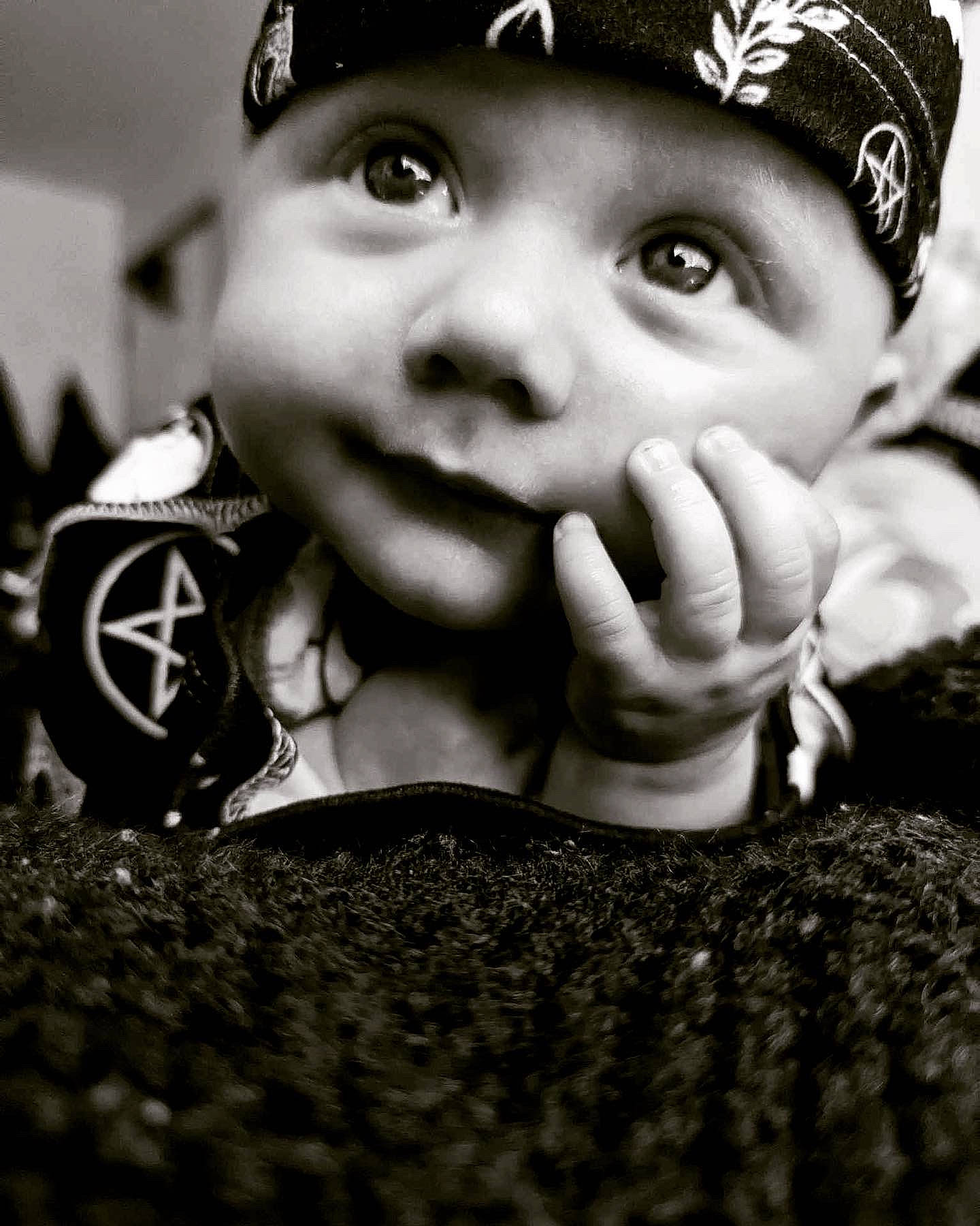 Jordan is registered to the contest to win money with this photo: baseball_cap, black, black_and_white, cap, cool, eye, finger, flash_photography, gesture, happy, headgear, headwear, lip, monochrome, mouth, nose, people_in_nature, person, photograph, smile