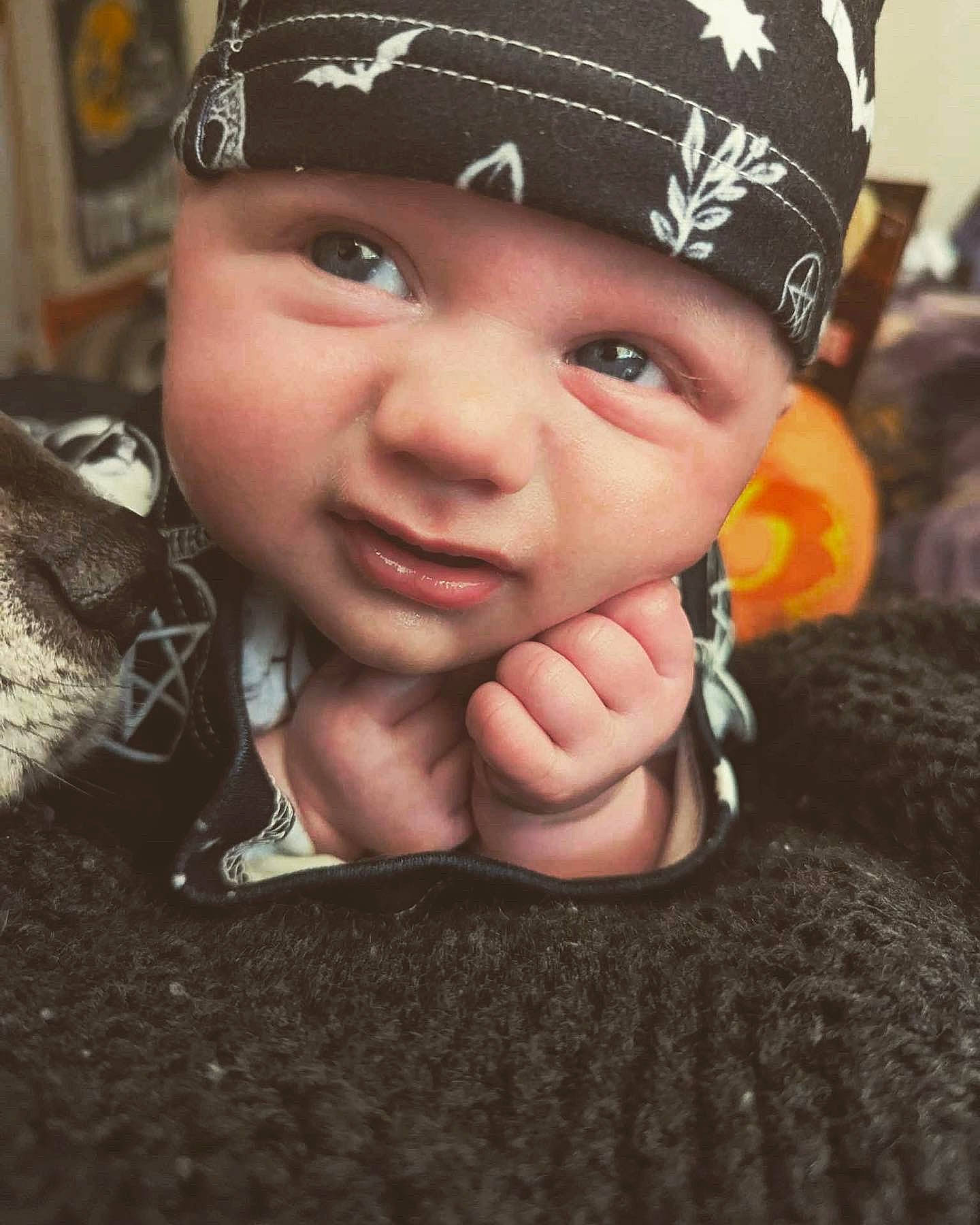 Jordan joined the competition — help win amazing prizes! cap, cheek, child, eye, eyebrow, eyelash, fashion_accessory, finger, flash_photography, fun, gesture, happy, headgear, headwear, human_body, knit_cap, lip, nose, person, smile