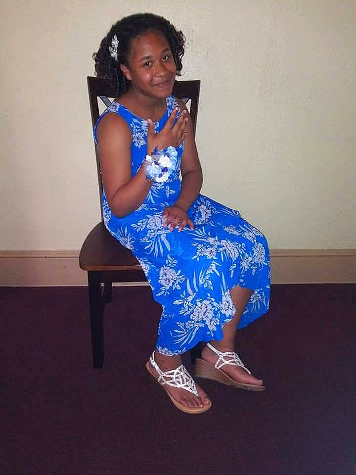 Araceli joined the competition — help win amazing prizes! abdomen, black_hair, blue, child, dress, electric_blue, fashion, footwear, formal_wear, human_body, joint, joy, leg, person, shoe, shoulder, sitting, style, thigh, trunk