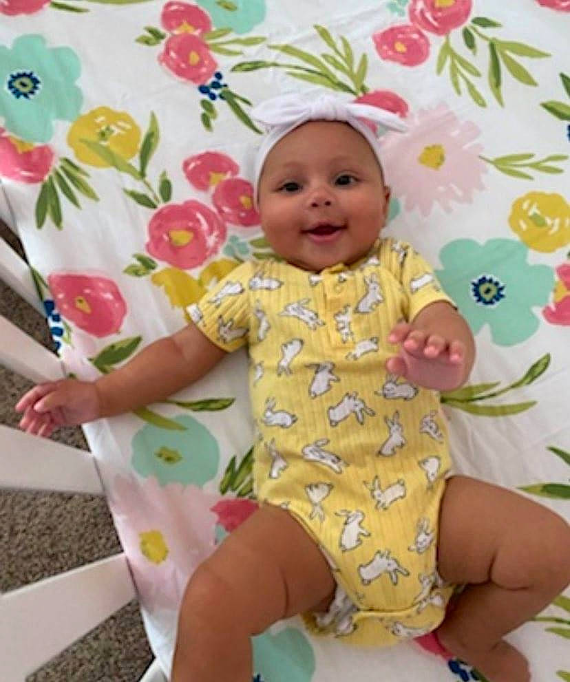 Avi joined the competition — help win amazing prizes! baby, baby_toddler_clothing, cheek, child, eye, face, finger, happy, head, headwear, pattern, people_in_nature, person, pink, plant, skin, sleeve, smile, summer, t_shirt