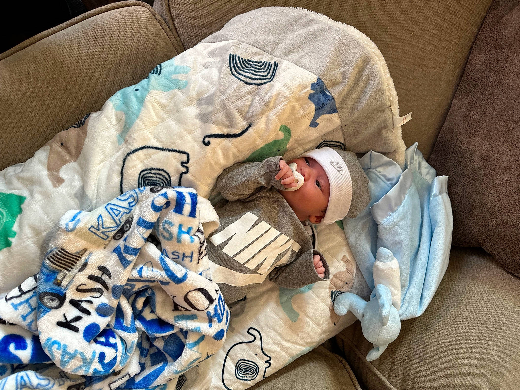 Kash joined the competition — help win amazing prizes! baby, baby_products, baby_safety, baby_sleeping, baby_toddler_clothing, bedding, car_seat, carmine, child, comfort, font, hat, headwear, linens, nap, pattern, person, product, room, sleeve