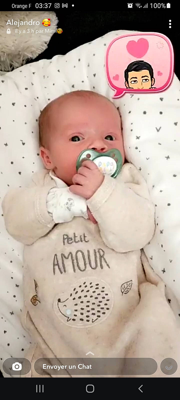 Alejandro participe au concours pour gagner de l'argent avec cette photo : baby, baby_safety, baby_sleeping, baby_toddler_clothing, cheek, child, comfort, facial_expression, gesture, happy, head, mouth, nose, organ, person, pink, product, skin, textile, toddler