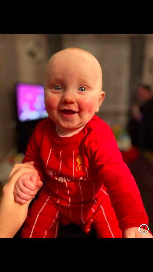 Jayden-lee is registered to the contest to win money with this photo: baby, cheek, child, chin, eye, face, facial_expression, fun, happy, head, laugh, lip, mouth, person, photography, red, skin, smile, toddler