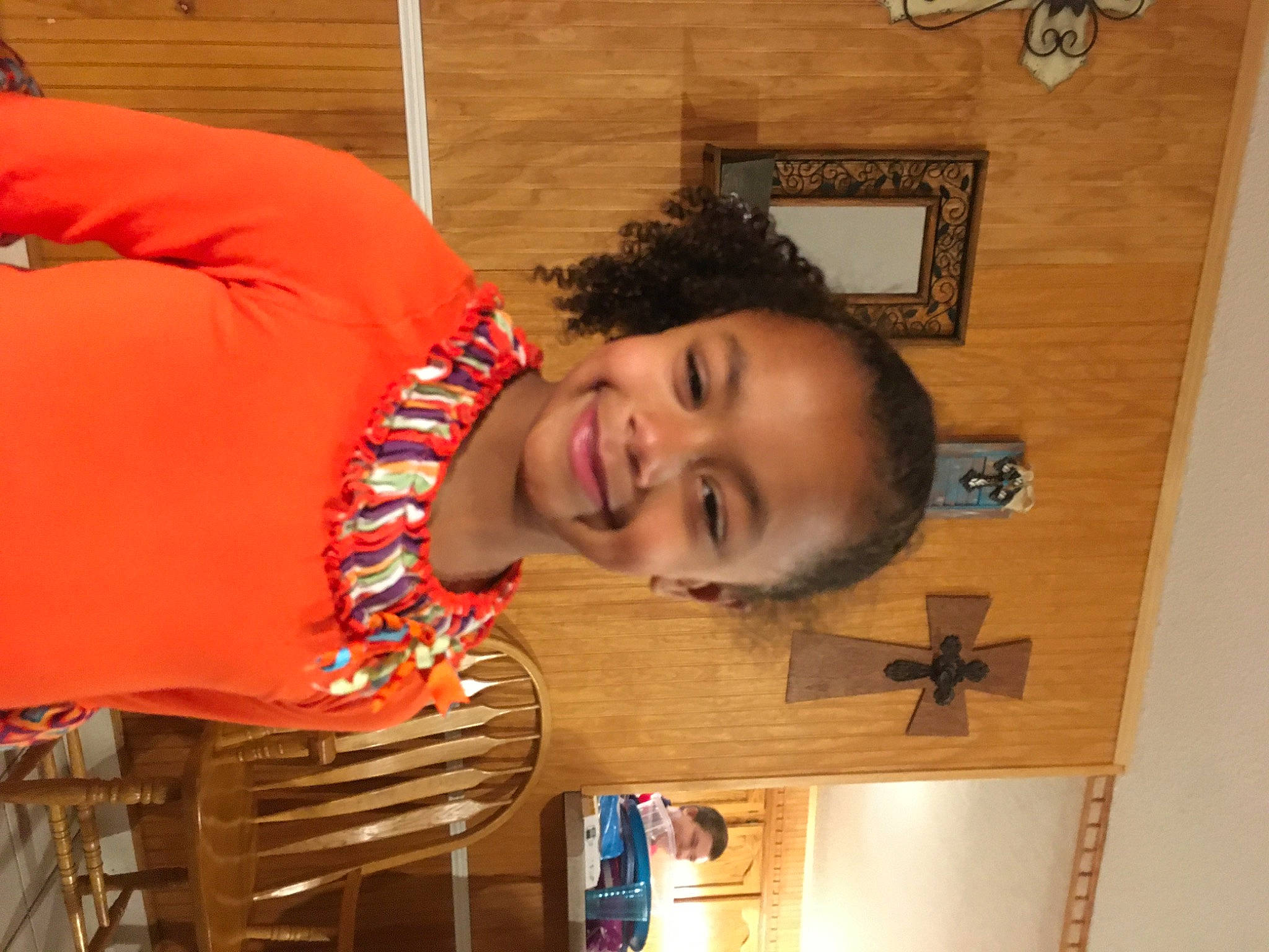 Anna joined the competition — help win amazing prizes! child, comfort, fun, happy, hardwood, joy, laugh, pattern, person, picture_frame, room, sleeve, smile, varnish, wood