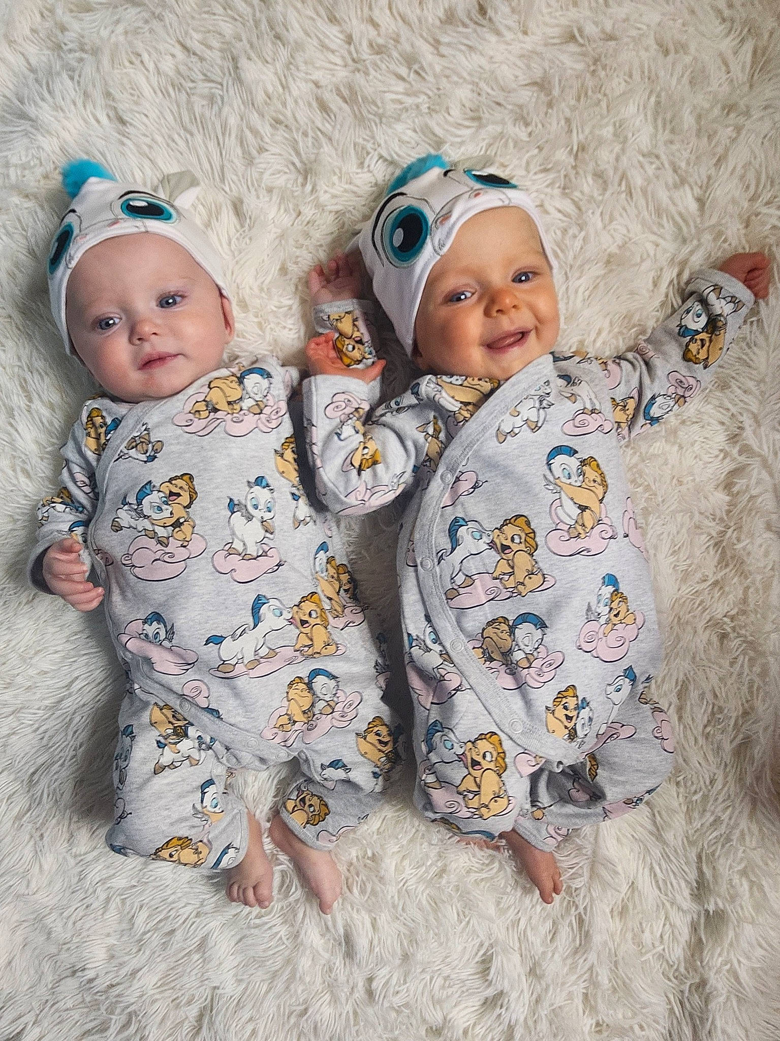 Joey And Raighlina joined the competition — help win amazing prizes! baby, baby_toddler_clothing, cheek, child, doll, fashion_accessory, fun, fur, happy, headwear, iris, joy, linens, pattern, person, skin, sleeve, smile, textile, toy