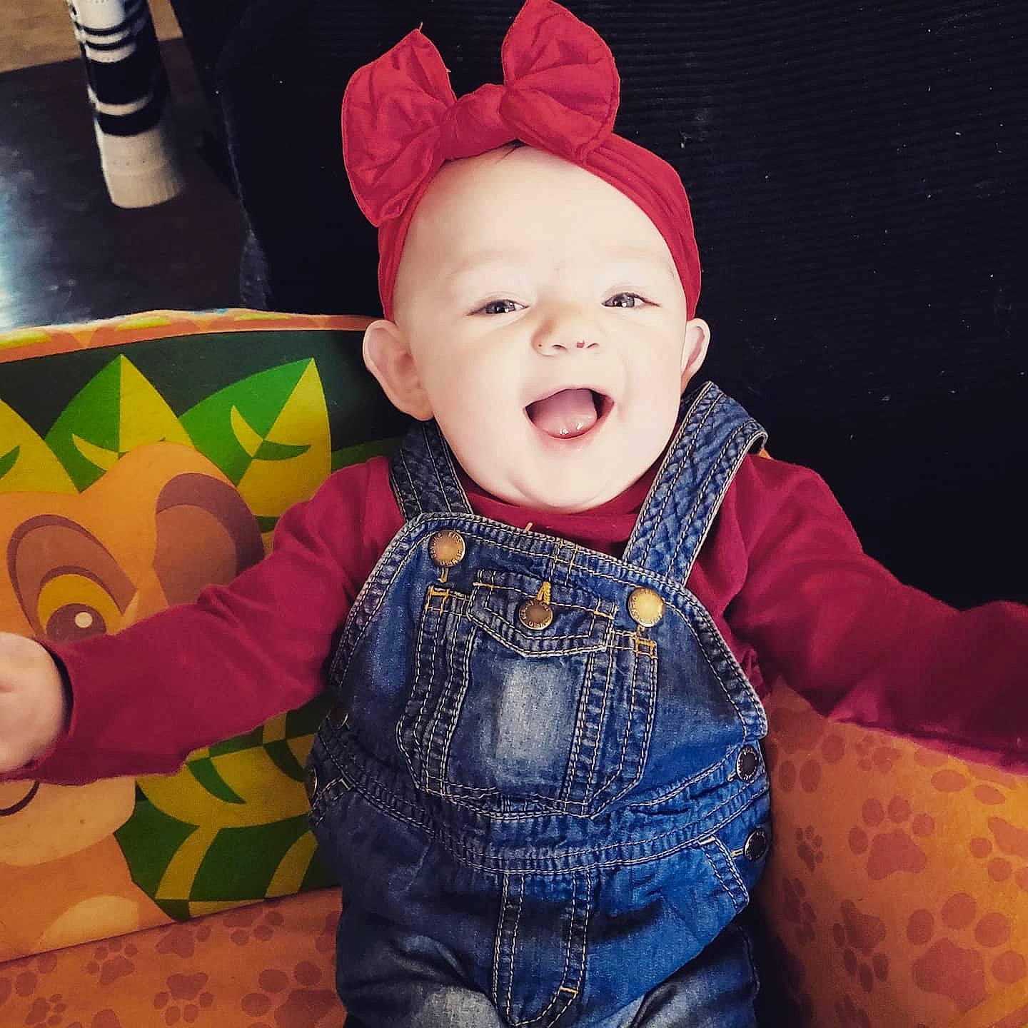 Kimberly joined the competition — help win amazing prizes! arm, baby, baby_toddler_clothing, cheek, cool, eye, face, facial_expression, finger, happy, head, human_body, organ, person, pink, skin, sleeve, smile, t_shirt, textile