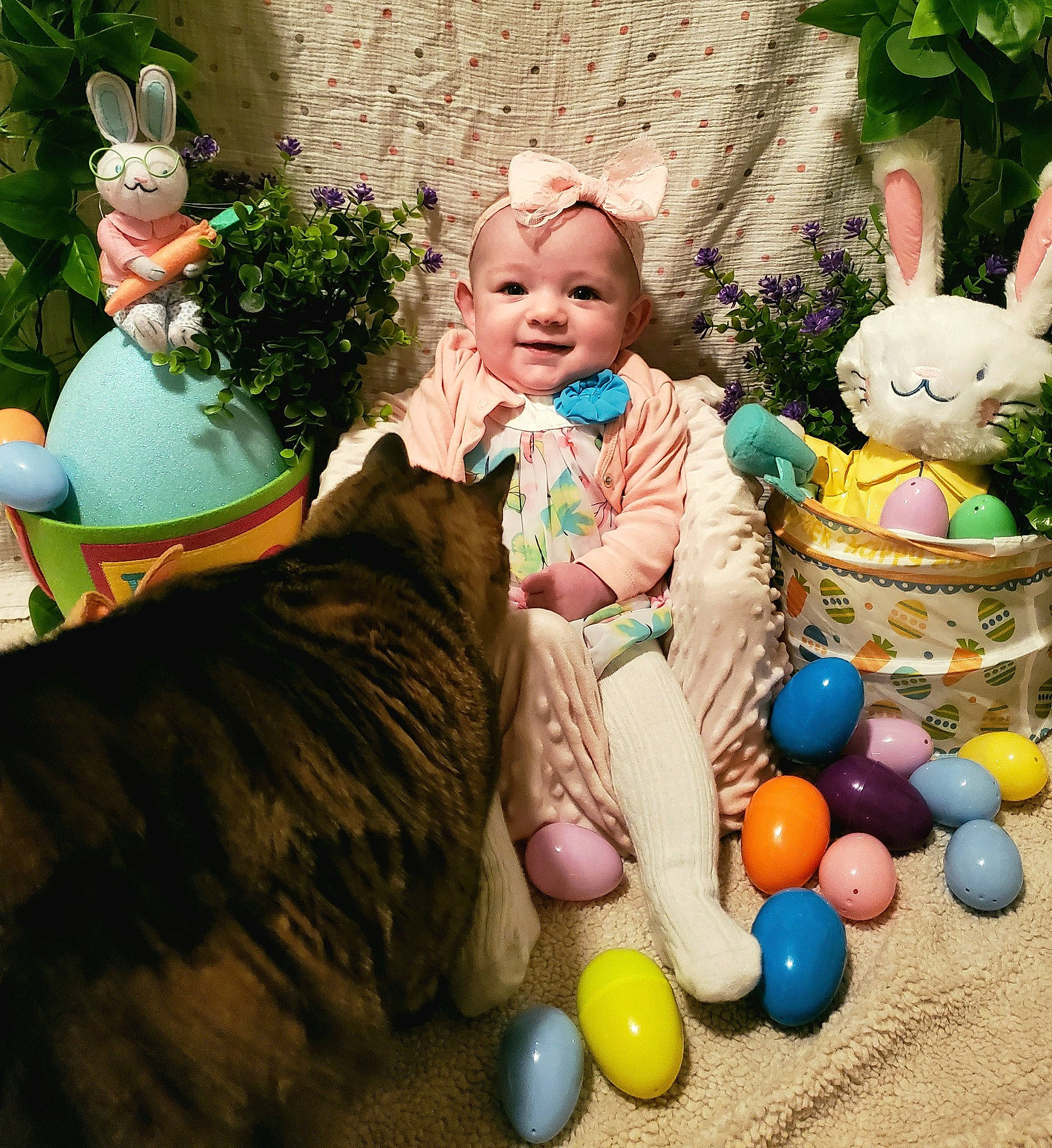 Kimberly is registered to the contest to win money with this photo: baby_toddler_clothing, balloon, beauty, child, event, flowerpot, fun, grass, green, happy, hat, joy, mammal, organ, person, photograph, pink, plant, smile, toddler