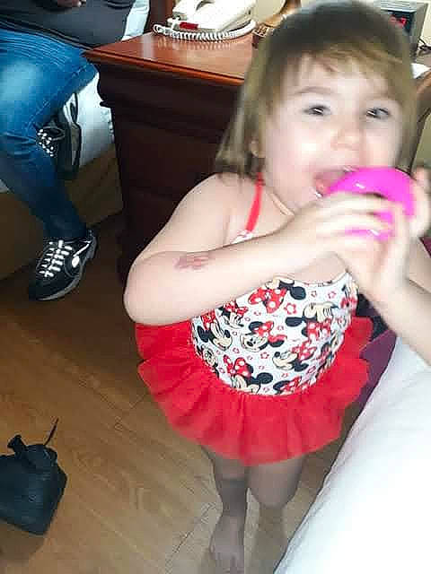 Cherish joined the competition — help win amazing prizes! bangs, black, chair, clothing, dress, eyelash, finger, fun, happy, human_leg, joint, knee, leg, person, shoe, skin, snapshot, thigh, thumb, toddler