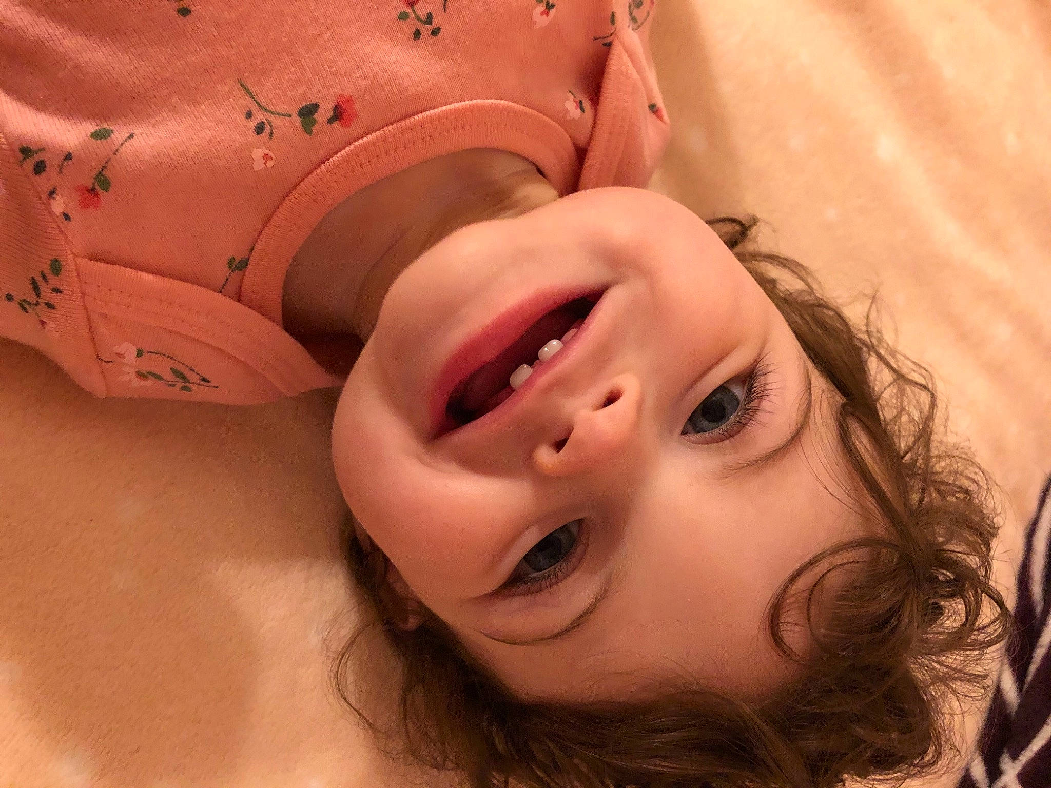 Mckenzie is registered to the contest to win money with this photo: cheek, child, chin, close_up, eye, eyebrow, eyelash, flash_photography, fun, gesture, happy, head, jaw, joy, lip, mouth, neck, nose, person, skin