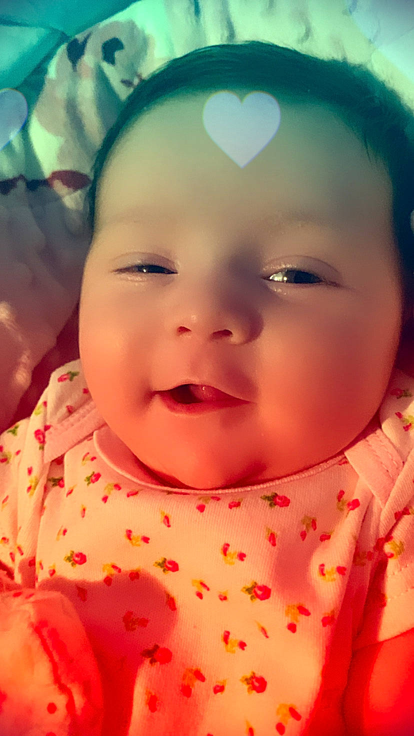 Zayleigh joined the competition — help win amazing prizes! baby, baby_toddler_clothing, cheek, child, chin, eyebrow, eyelash, facial_expression, flash_photography, happy, headwear, human, iris, lip, mouth, nose, person, pink, skin, smile