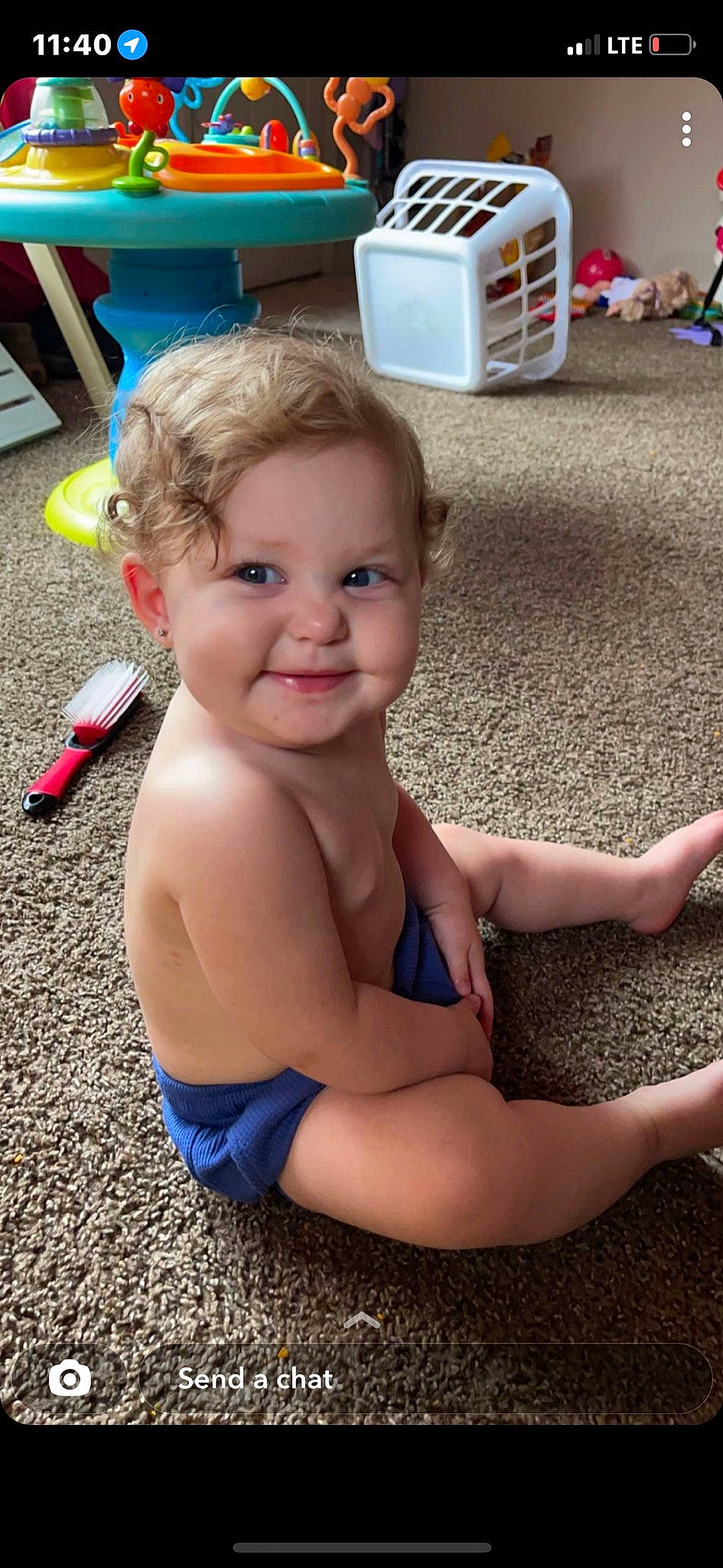 Finley joined the competition — help win amazing prizes! blond, child, finger, foot, fun, grass, hair, hairstyle, head, human_body, human_leg, joint, joy, knee, leisure, muscle, person, skin, smile, thigh