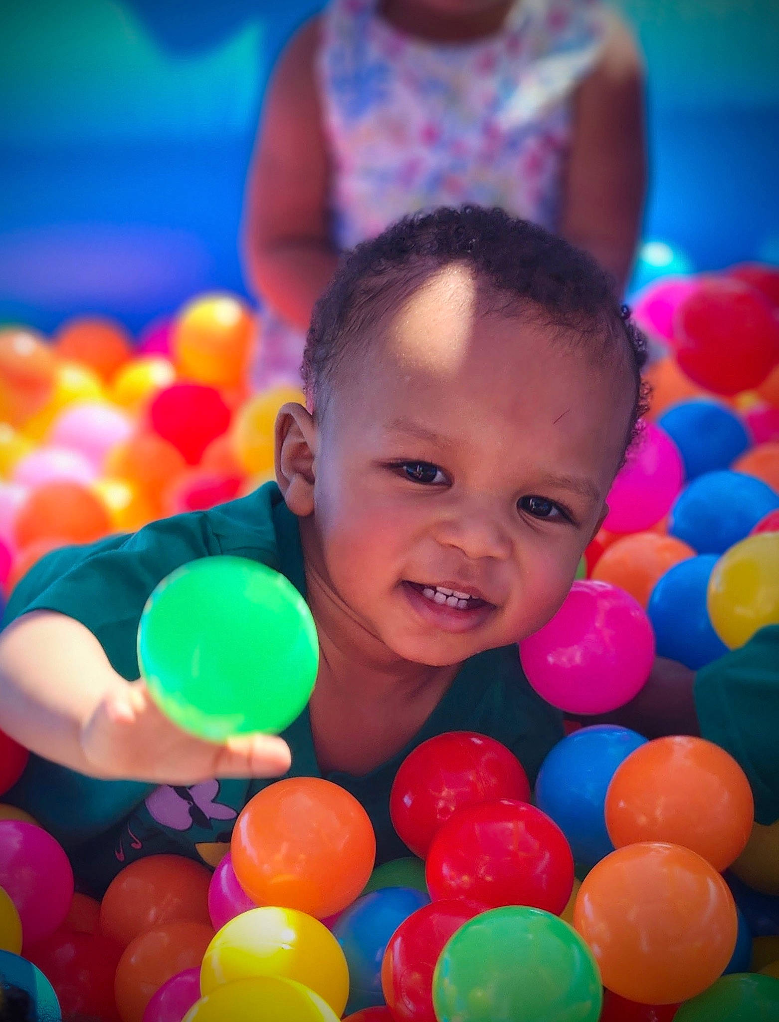 Andre joined the competition — help win amazing prizes! ball_pit, balloon, beauty, child, cloud, event, facial_expression, fun, happy, leisure, light, people, person, photograph, recreation, red, smile, snapshot, toddler, toy