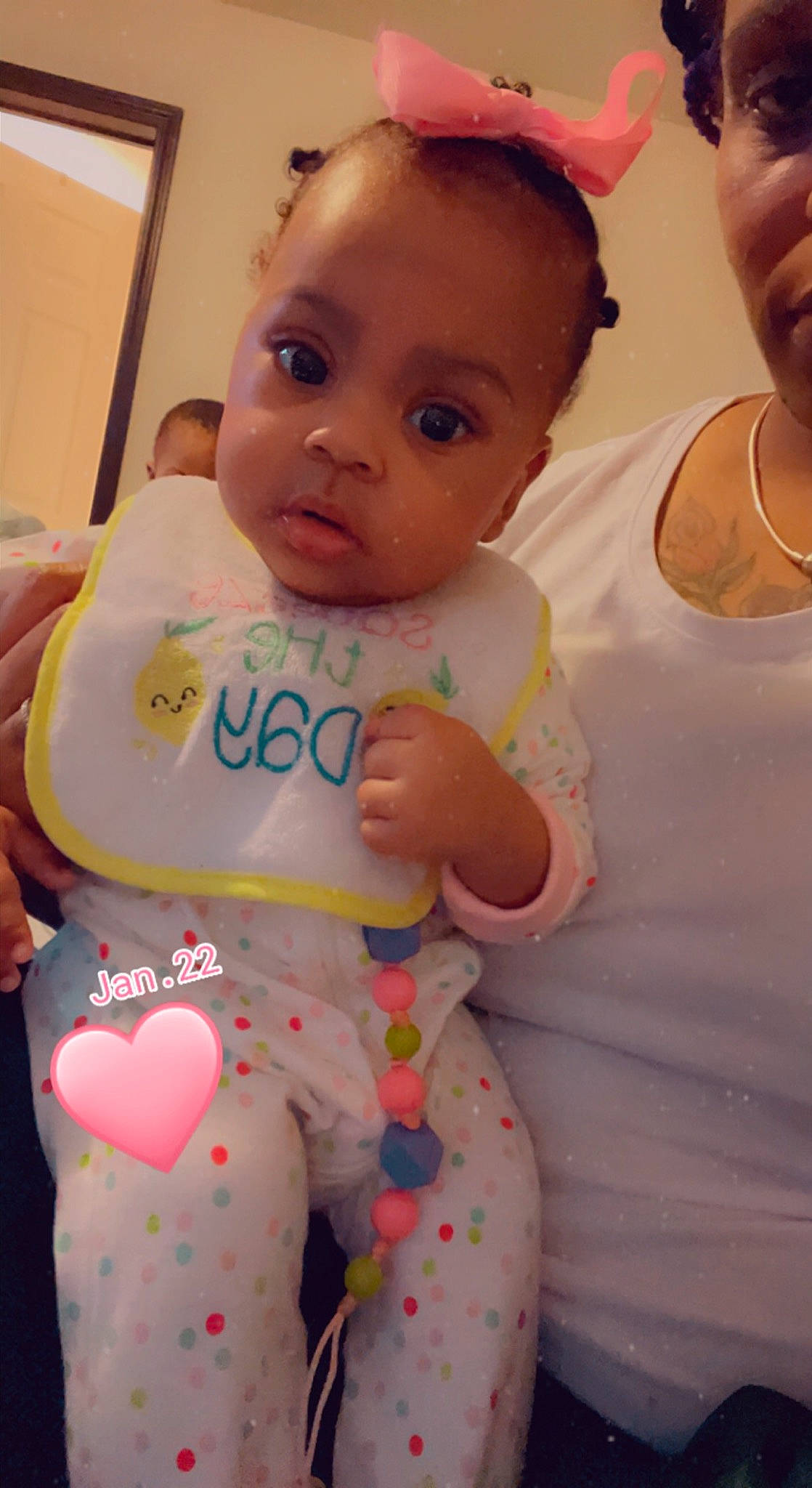 Lola is registered to the contest to win money with this photo: arm, baby_toddler_clothing, cheek, eye, face, facial_expression, hair, head, human, human_body, jeans, joint, leg, lip, mouth, muscle, neck, person, shoulder, skin