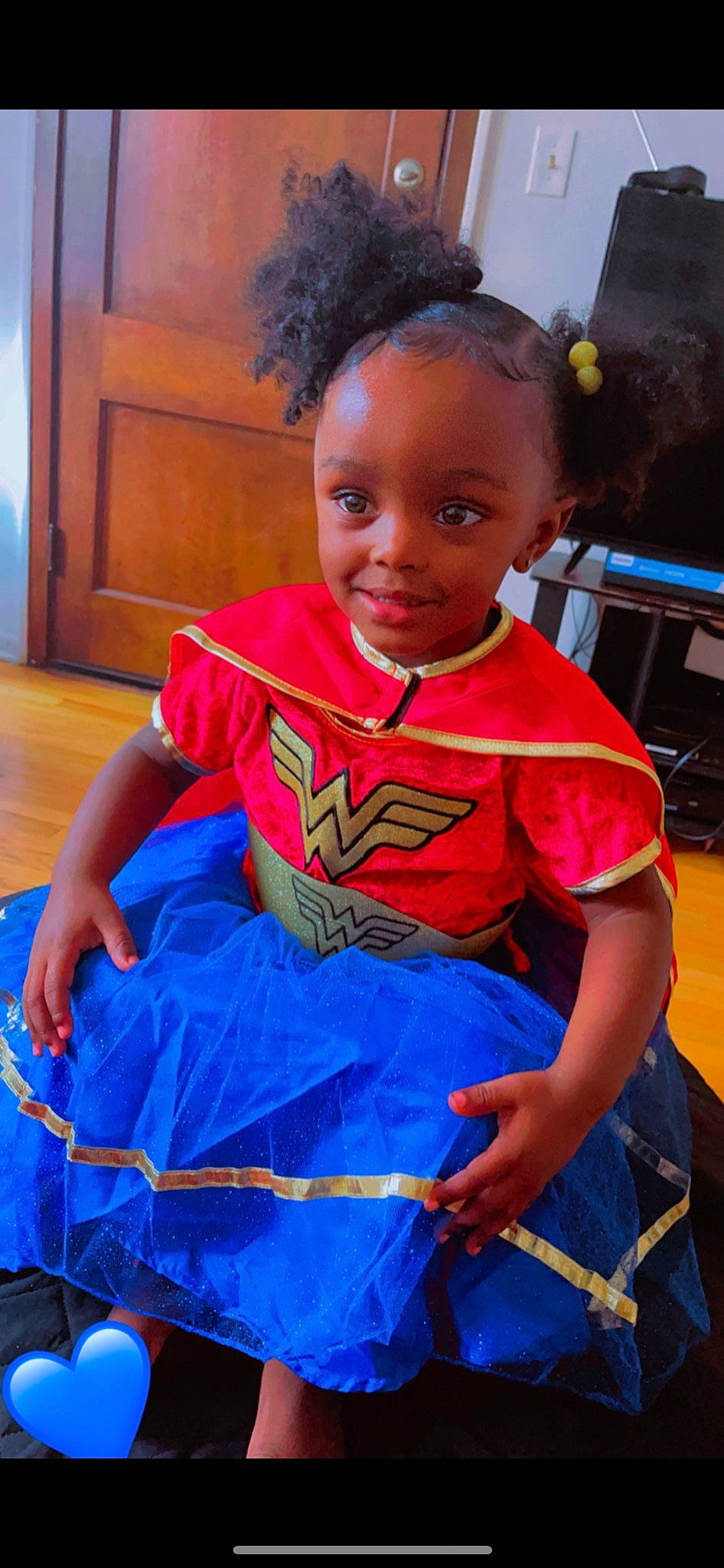 Anyla joined the competition — help win amazing prizes! afro, baby_toddler_clothing, chair, child, electric_blue, flooring, fun, happy, joy, leisure, magenta, pattern, person, play, room, sitting, sleeve, toddler, tradition, vacation