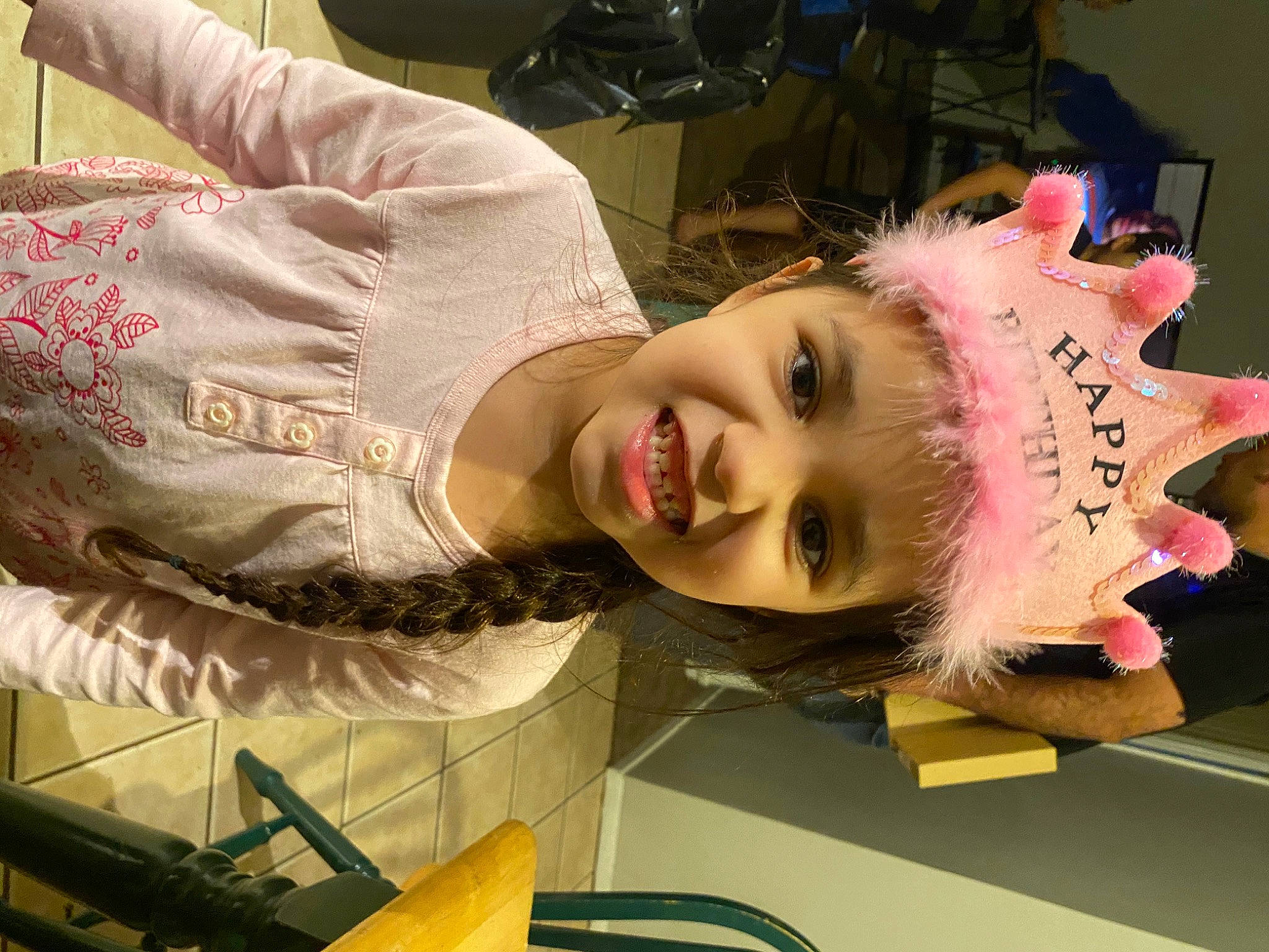 Adelina is registered to the contest to win money with this photo: bangs, cheek, child, cool, ear, eye, eyelash, eyewear, facial_expression, forehead, fun, happy, headwear, jaw, makeover, mouth, nose, person, skin, smile