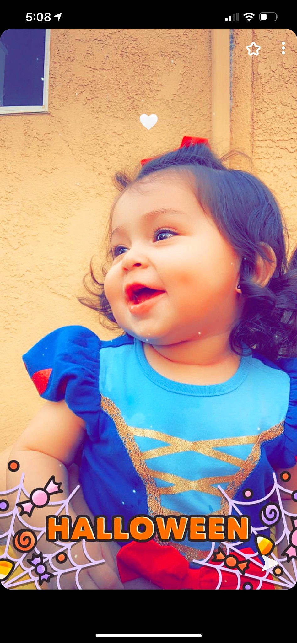 Emma joined the competition — help win amazing prizes! baby, baby_toddler_clothing, blue, cheek, clothing, electric_blue, eyebrow, eyelash, fun, happy, hat, iris, lipstick, mouth, nose, person, pink, skin, smile, t_shirt