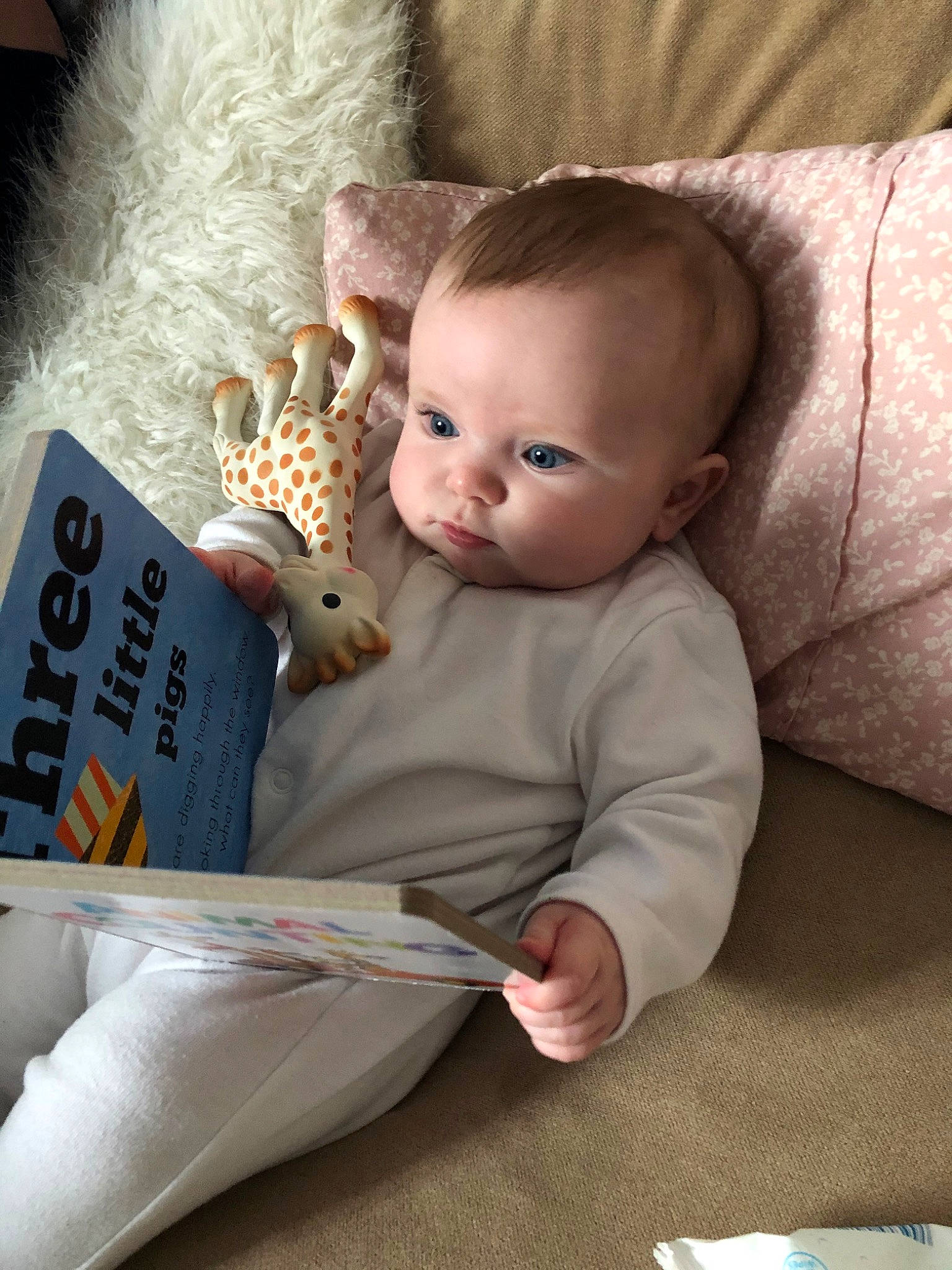 Iyla is registered to the contest to win money with this photo: baby, child, person, skin, toddler, toy