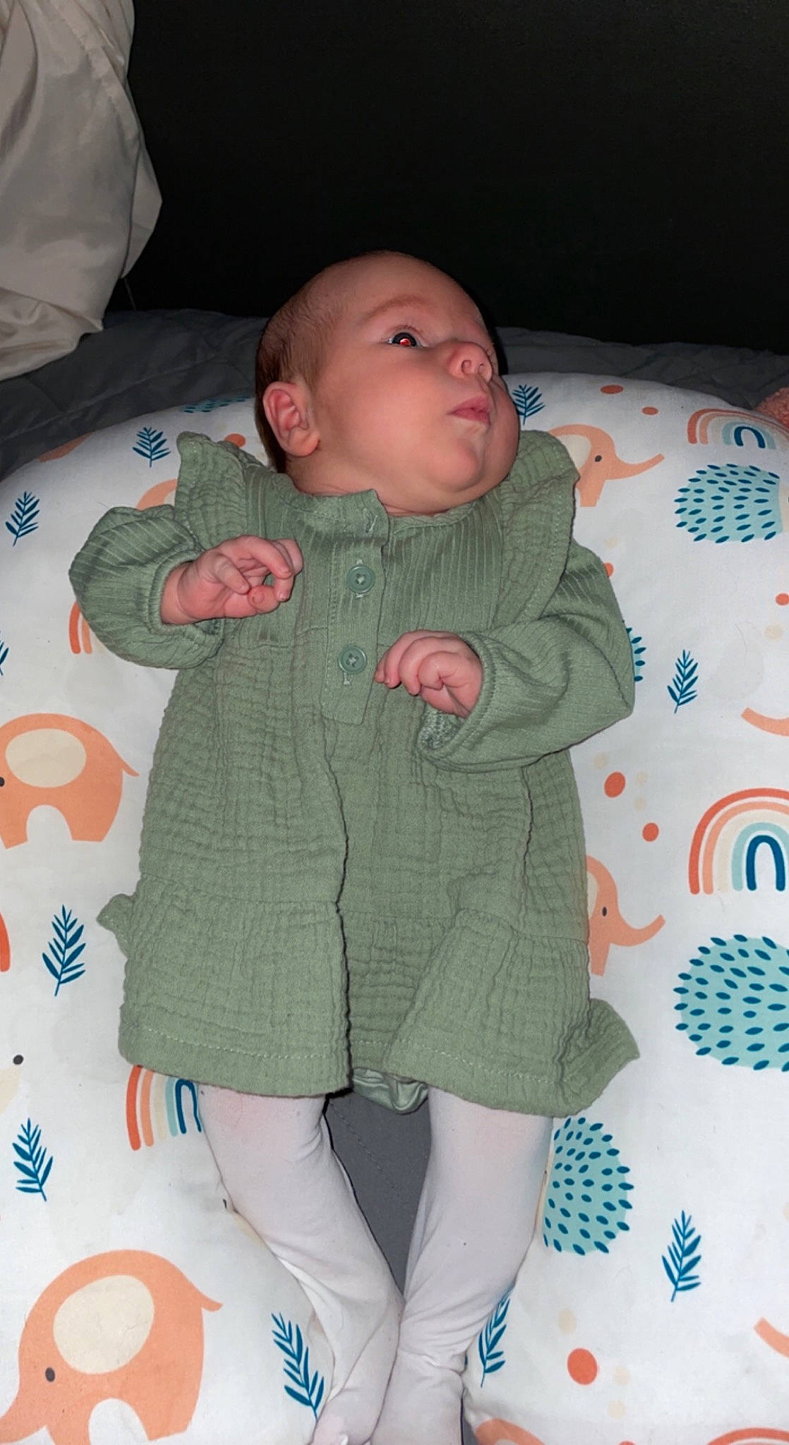 Avalon is registered to the contest to win money with this photo: baby, baby_toddler_clothing, beauty, cheek, child, comfort, head, human_body, linens, mammal, pattern, people, person, product, sleeve, sock, textile, thigh, toddler, vertebrate