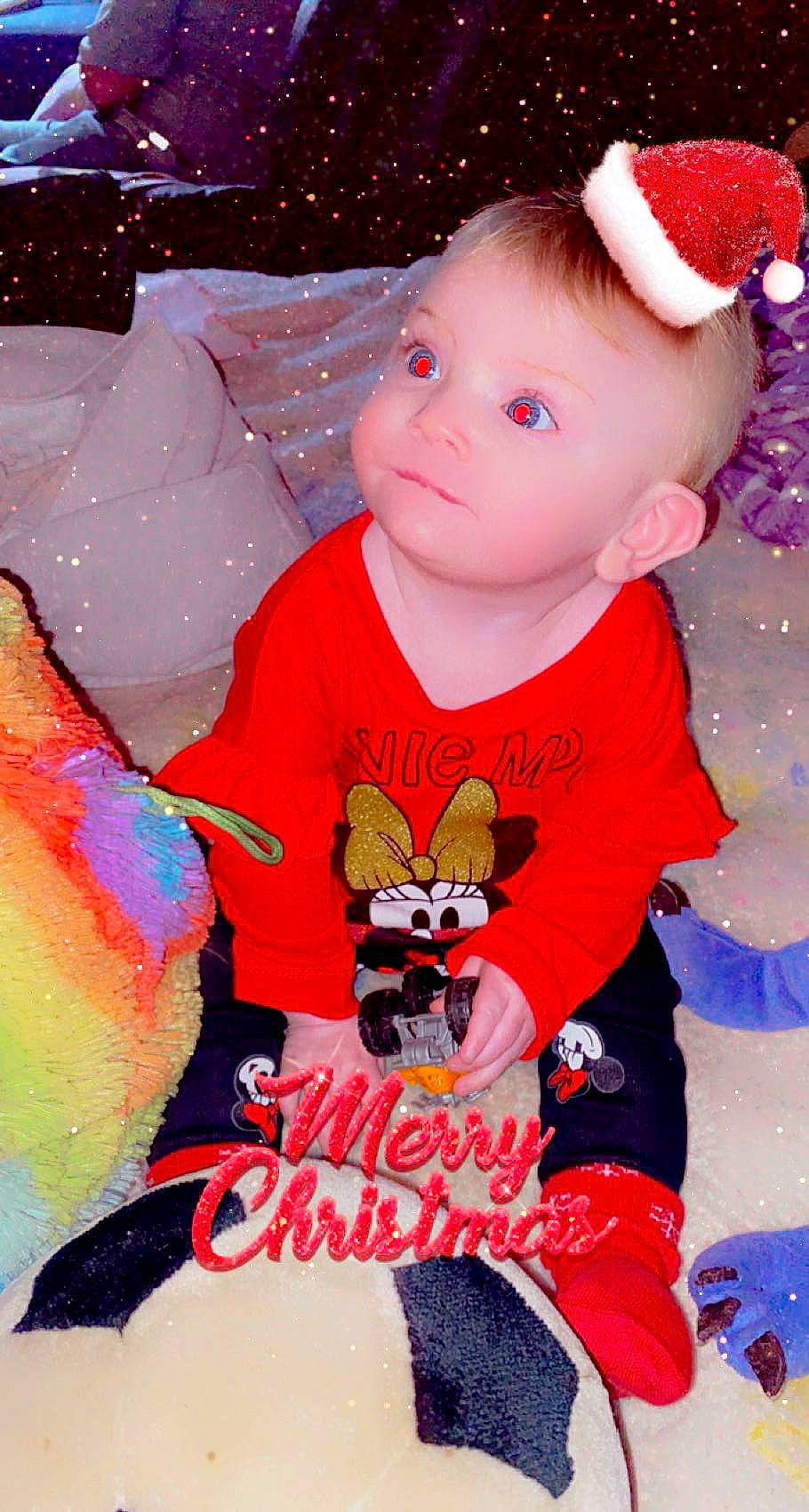 Dixie Bell joined the competition — help win amazing prizes! baby, baby_toddler_clothing, carmine, cheek, child, costume_hat, event, facial_expression, fun, happy, holiday, magenta, pattern, person, pink, red, sleeve, t_shirt, textile, toddler