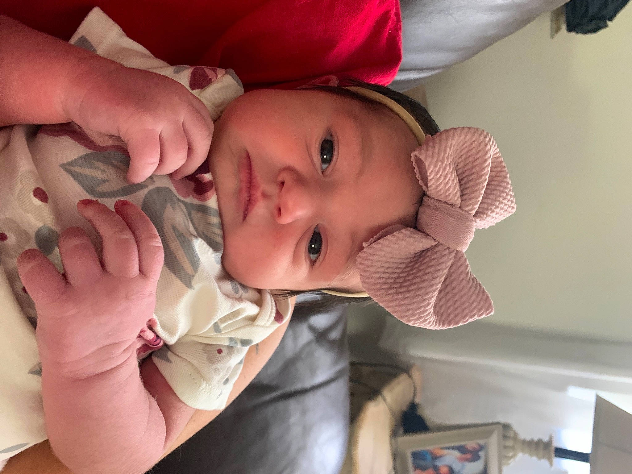 Everlynn joined the competition — help win amazing prizes! baby, baby_toddler_clothing, cheek, chin, ear, eye, eyebrow, eyelash, facial_expression, finger, gesture, hand, happy, hat, headwear, iris, lip, mouth, neck, nose