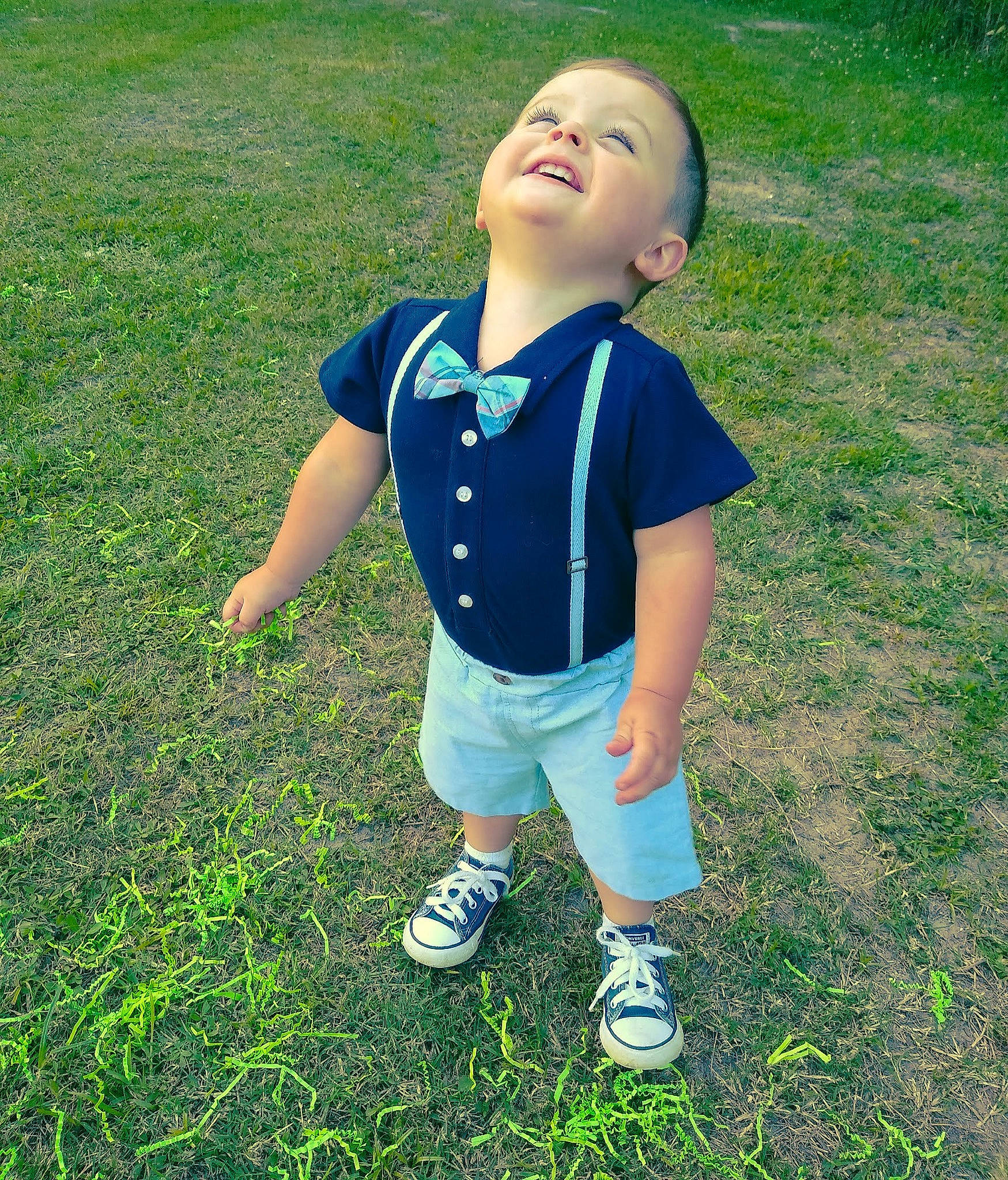 Cj is registered to the contest to win money with this photo: child, cool, fun, grass, grass_family, grassland, green, happy, lawn, leisure, meadow, person, plant, play, smile, summer, t_shirt, toddler