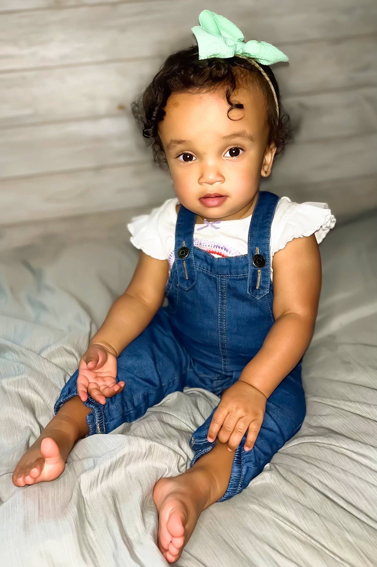 Leighton joined the competition — help win amazing prizes! baby, baby_toddler_clothing, barefoot, cheek, child, chin, comfort, eye, eyelash, face, finger, flash_photography, gesture, hairstyle, head, iris, person, skin, sleeve, toddler