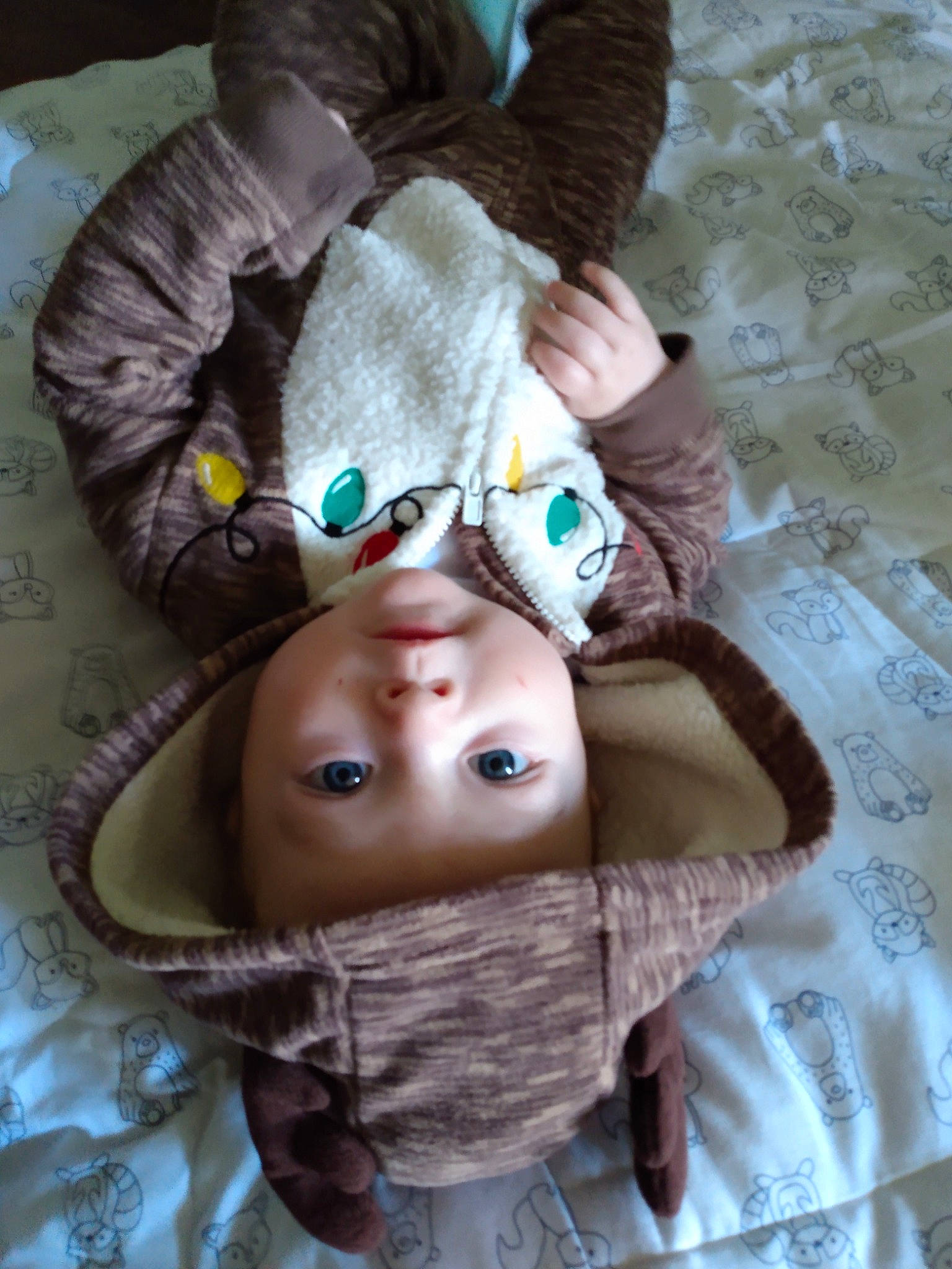 Amias is registered to the contest to win money with this photo: arm, baby, baby_toddler_clothing, cheek, doll, ear, eye, eyebrow, eyelash, fawn, gesture, headgear, headwear, iris, linens, nose, person, pink, skin, sleeve