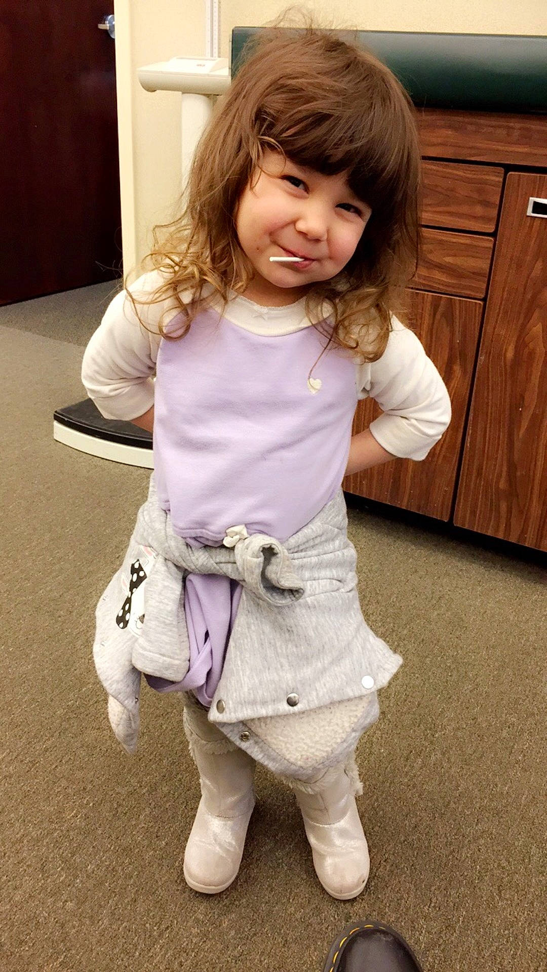 Dunya is registered to the contest to win money with this photo: child, fun, girl, infant, joy, leg, person, product, sitting, skin, smile, standing, textile, toddler