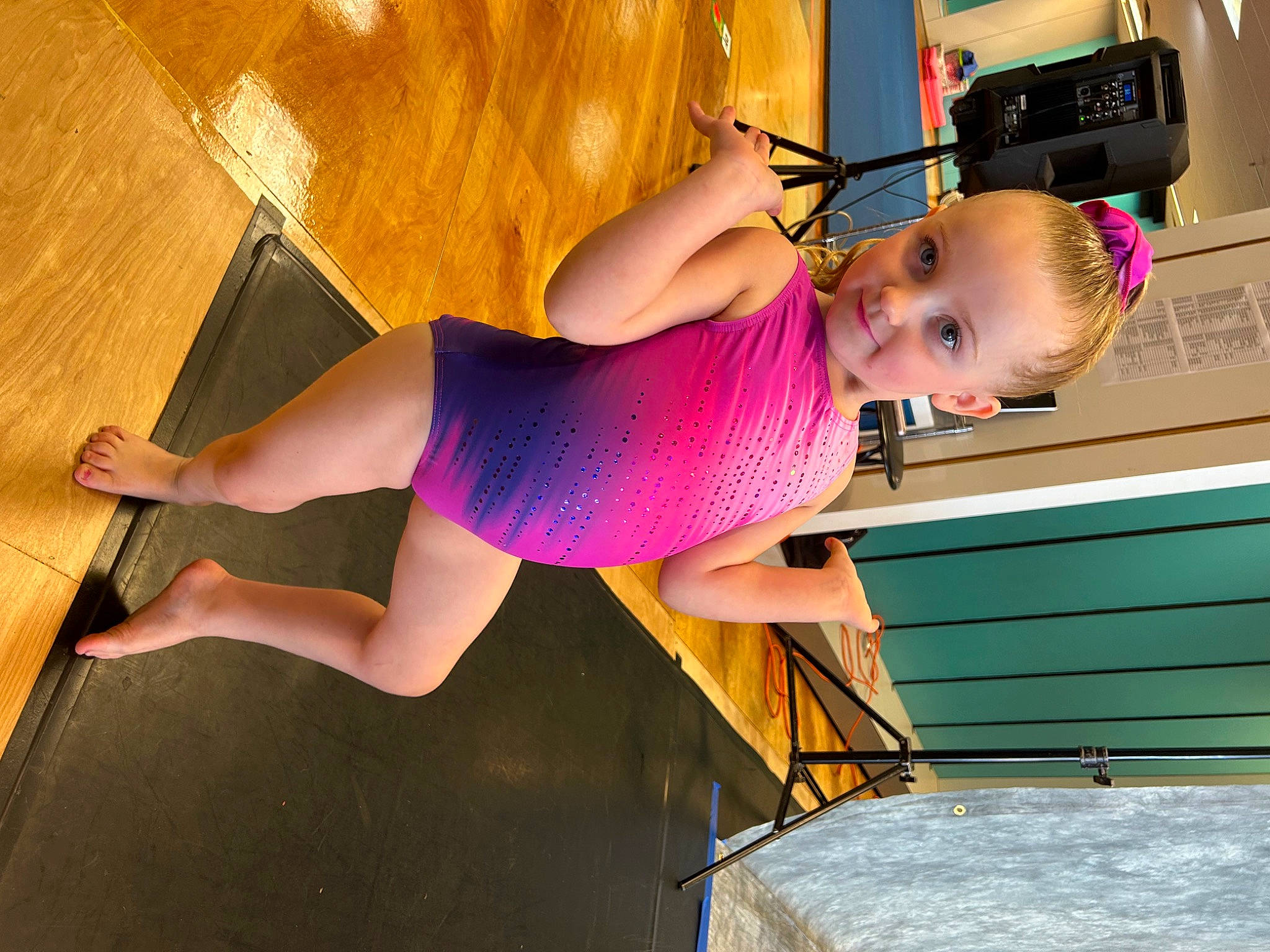 Eliza joined the competition — help win amazing prizes! abdomen, calf, chest, elbow, flash_photography, foot, fun, happy, human_leg, joy, knee, leisure, magenta, person, pink, recreation, shorts, sportswear, thigh, toddler