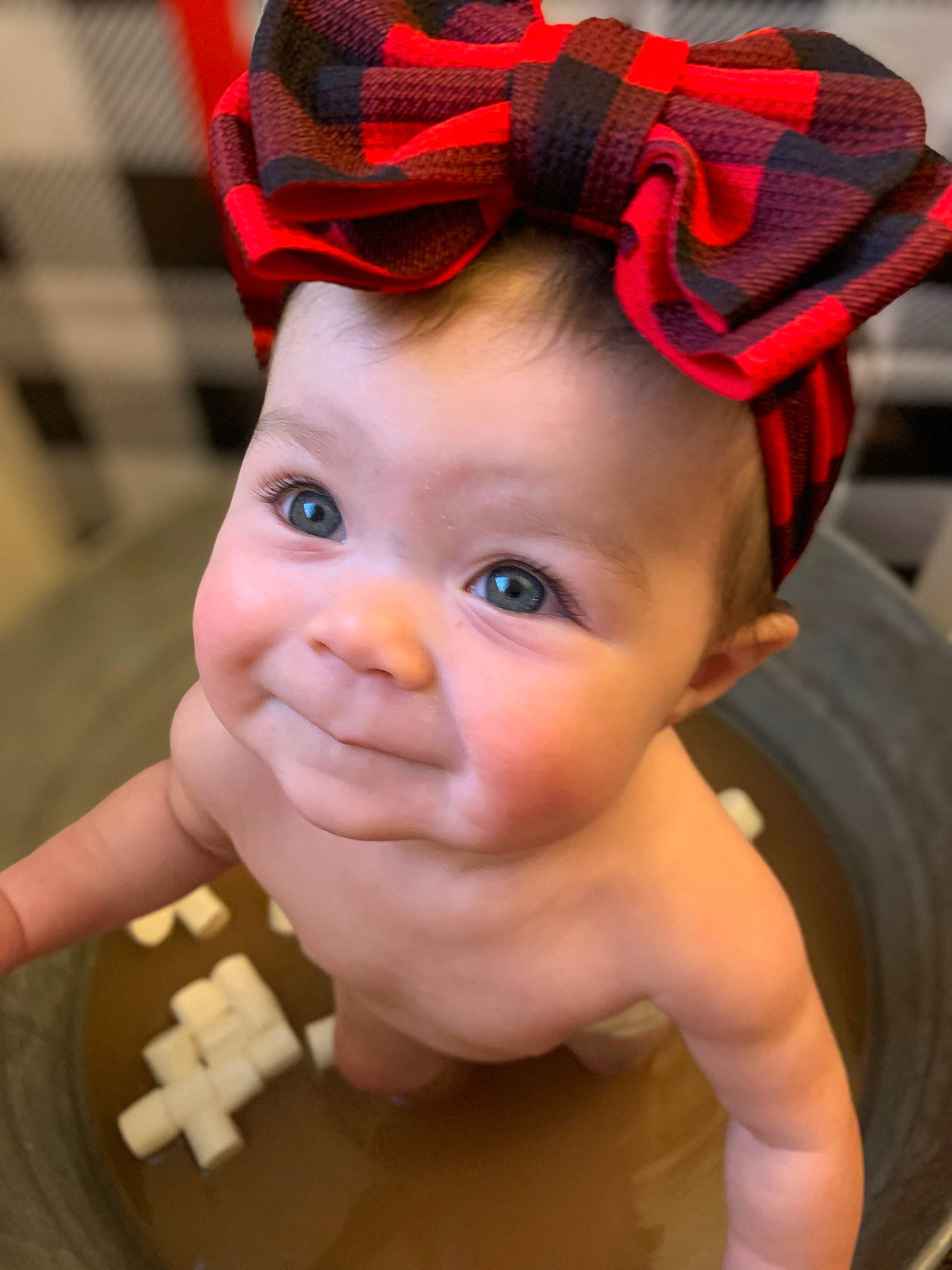 Annaleigha joined the competition — help win amazing prizes! baby, baby_toddler_clothing, beauty, cap, cheek, child, chin, costume_hat, forehead, gesture, happy, hat, headgear, lip, nose, person, skin, smile, snapshot, toddler