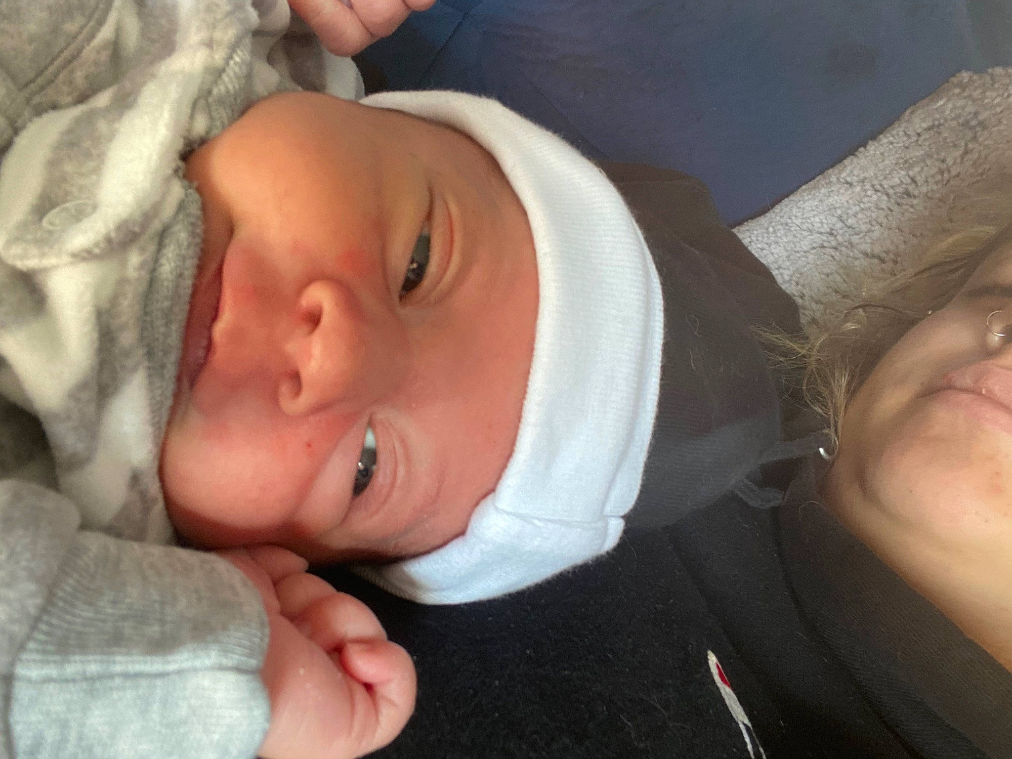 Valentino is registered to the contest to win money with this photo: baby, cheek, chin, comfort, ear, eye, eyebrow, eyelash, finger, forehead, gesture, headwear, human_body, iris, lip, mammal, mouth, neck, nose, person