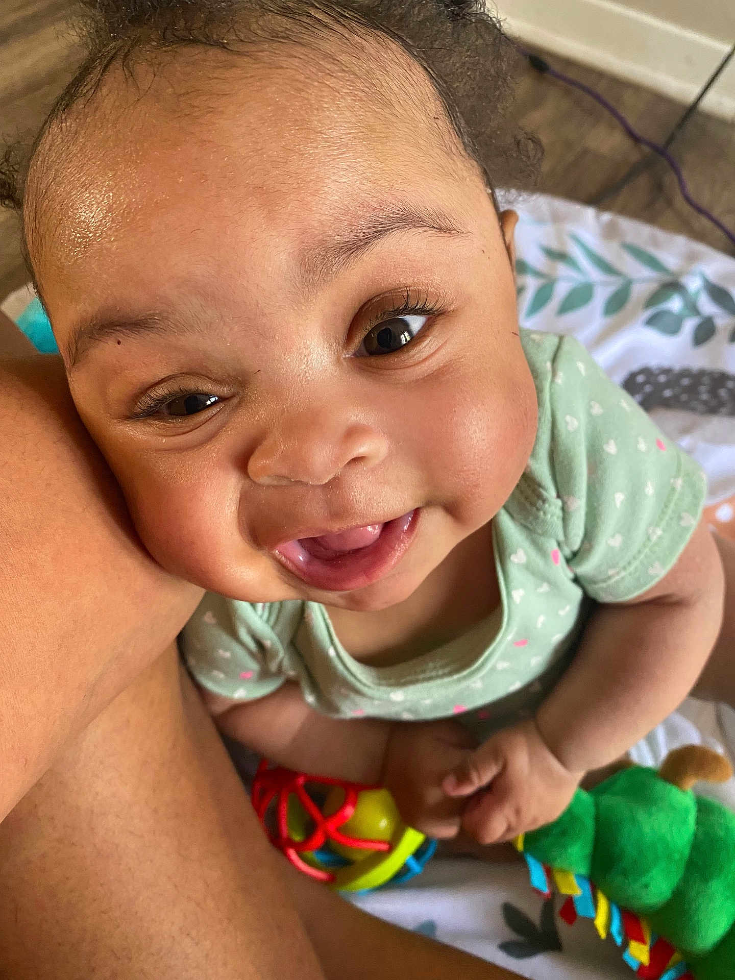Riyah joined the competition — help win amazing prizes! accessories, baby, babylaughing, biting, bodypart, bracelet, crawling, earring, face, happy, head, jewelry, mouth, necklace, person, photography, portrait, selfie, smile, teeth
