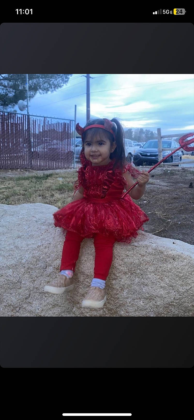 Desiree joined the competition — help win amazing prizes! child, cloud, cosplay, costume, electric_blue, fashion_accessory, fictional_character, fun, fur, grass, happy, joy, magenta, pattern, person, personal_protective_equipment, recreation, sky, toddler, tradition