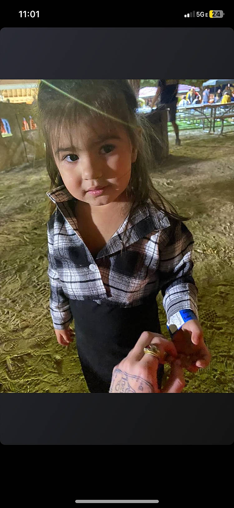 Desiree joined the competition — help win amazing prizes! bangs, beauty, black_hair, cap, child, fun, gesture, grass, hand, happy, hat, leaf, lip, pattern, people_in_nature, person, plaid, plant, skin, sleeve