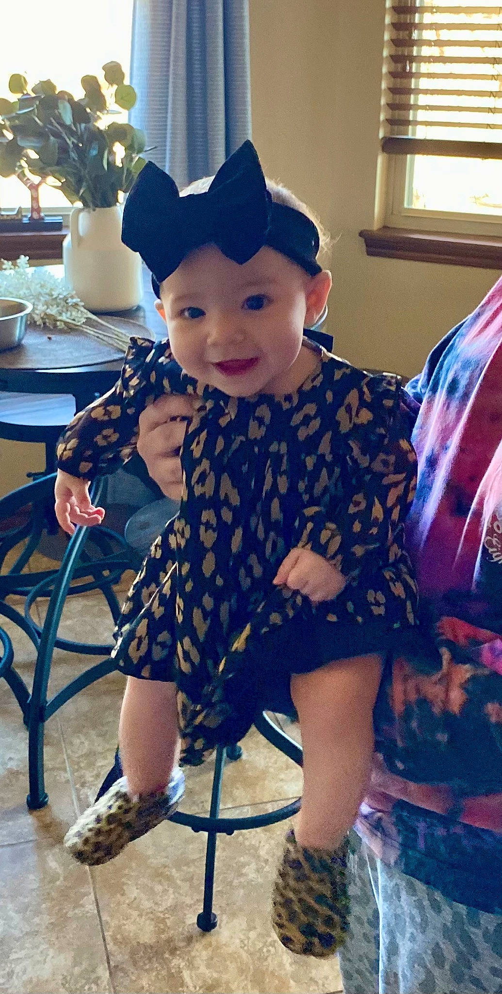 Cali joined the competition — help win amazing prizes! baby_toddler_clothing, chair, child, electric_blue, fashion_design, footwear, fun, hairstyle, happy, hat, headwear, human_leg, joy, pattern, person, sandal, shoe, sitting, smile, snapshot