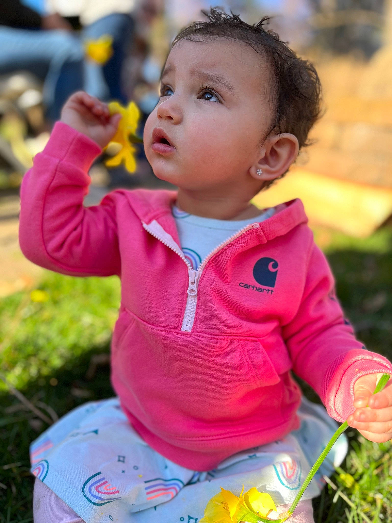 Avaleigh joined the competition — help win amazing prizes! baby_toddler_clothing, child, event, eye, face, fun, grass, happy, head, jacket, leisure, people, people_in_nature, person, pink, plant, recreation, skin, summer, toddler