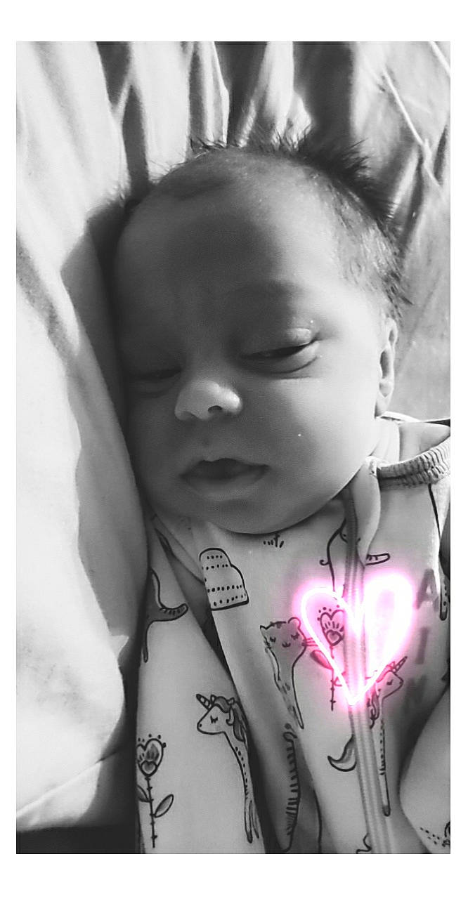 Ainsley joined the competition — help win amazing prizes! baby, black, black_and_white, cool, dress, eye, eyebrow, eyelash, face, facial_expression, happy, iris, lip, mouth, neck, nose, person, skin, sleeve, style