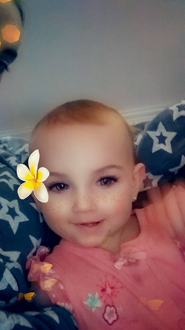 Kinsley is registered to the contest to win money with this photo: beauty, cheek, child, close_up, ear, eye, eyebrow, face, forehead, girl, head, human_hair_color, infant, iris, lip, mouth, nose, person, skin, smile