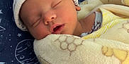 Kingston joined the competition — help win amazing prizes! newborn, baby, sleeping, blanket, hat, face, infant, cozy, bed, cushion, stars, moon, space, pattern, portrait, indoor, cute, peaceful, resting, child
